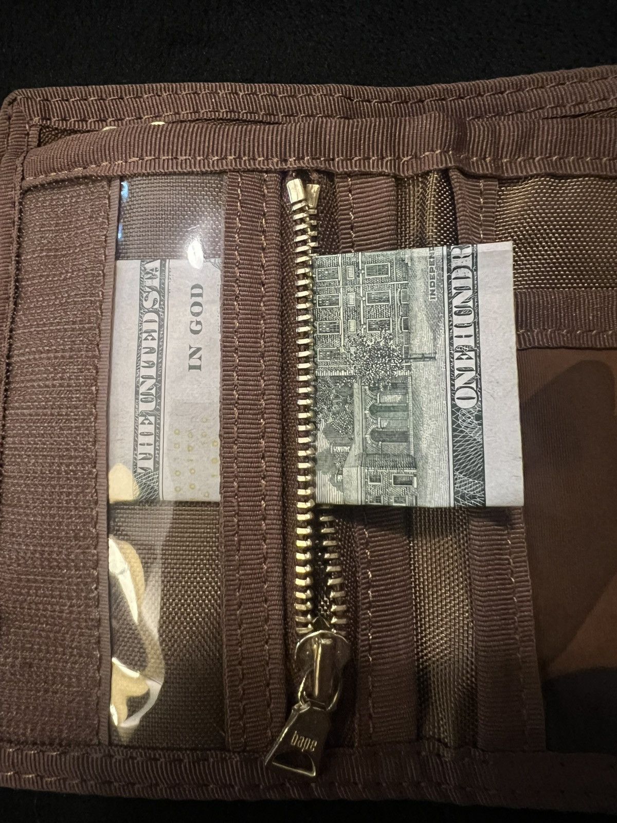 Bape Brown camo trifold wallet Size ONE SIZE - 11 Thumbnail