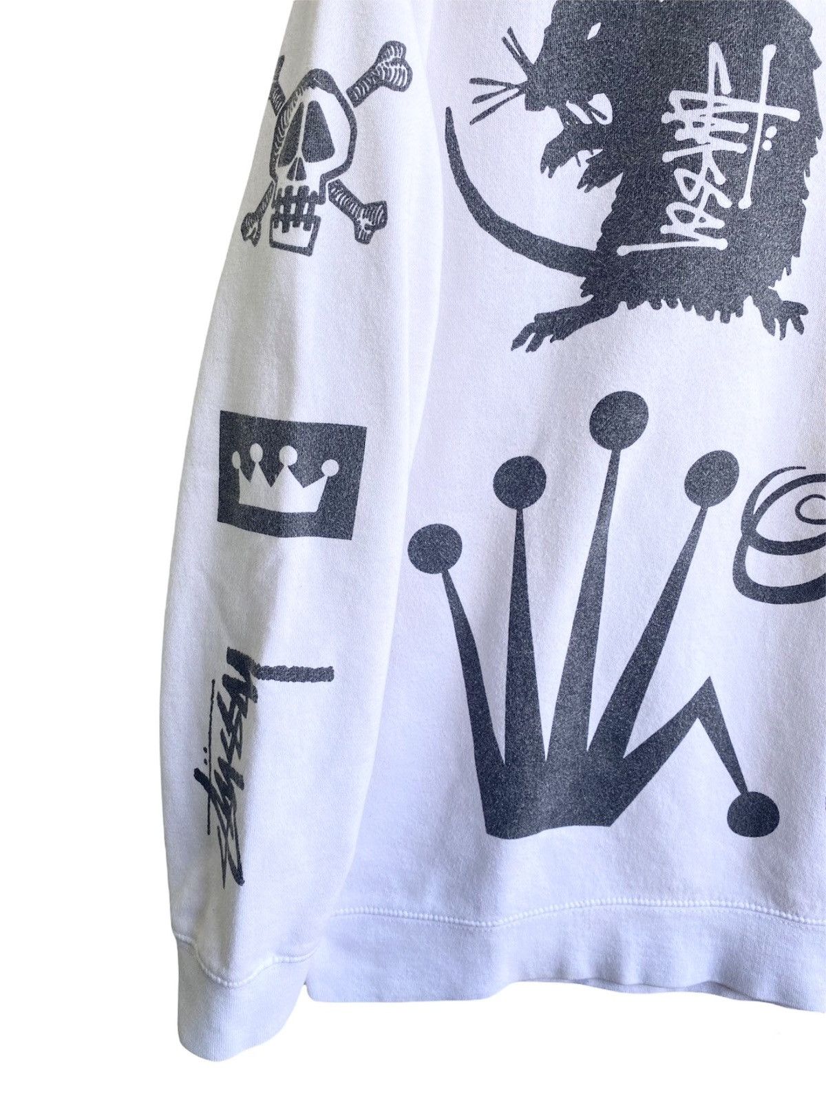 Stussy Stussy all logo eightball sweatshirt Size US M / EU 48-50 / 2 - 6 Thumbnail