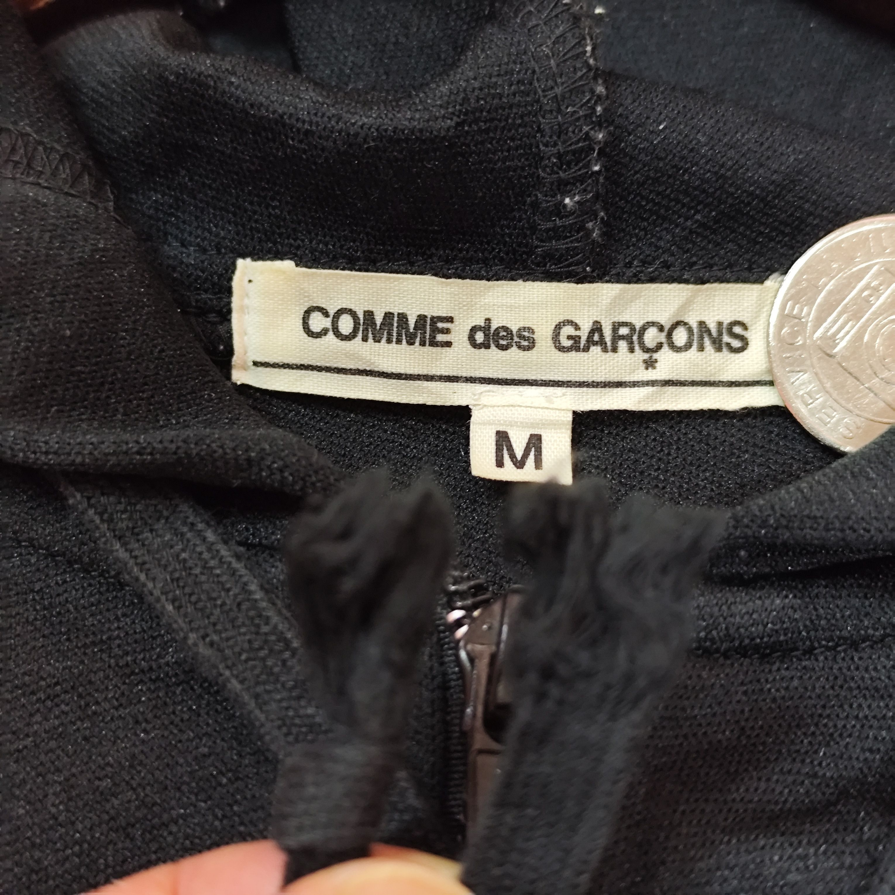 CDG by Comme des Garcons × Comme des Garcons × Japanese Brand 🇯🇵AD2012 COMME DES GARCONS ZIPPER HOODIE MADE IN JAPAN Size US M / EU 48-50 / 2 - 5 Thumbnail
