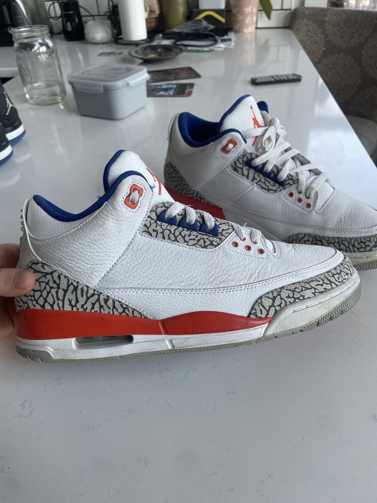 Jordan Brand × Nike Jordan 3 knicks Size US 11.5 / EU 44-45 - 9 Thumbnail