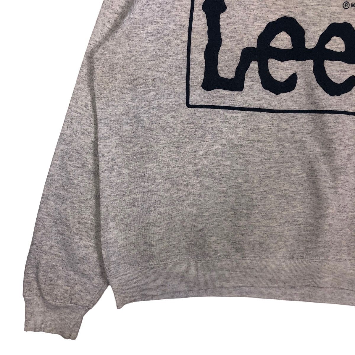 Vintage 🔥Vintage Sweatshirt Lee Pull Over Big Logo Spell Out Size US XL / EU 56 / 4 - 4 Thumbnail