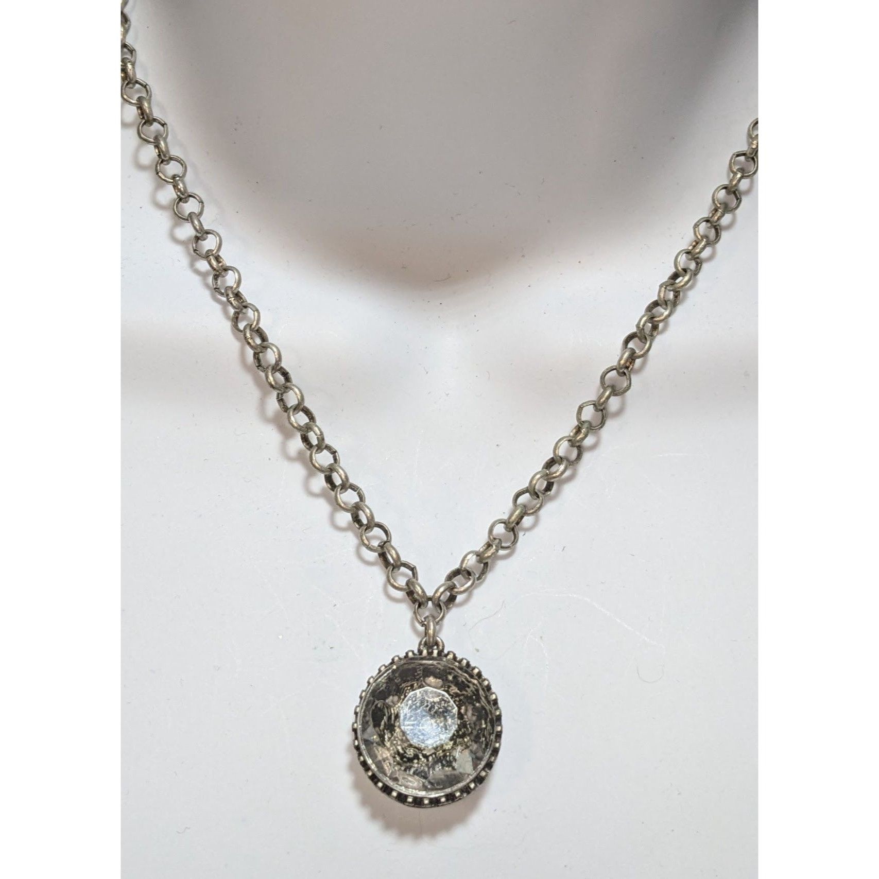 Loft Ann Taylor Loft Reversible Pendant Necklace With Floral Gem Size ONE SIZE - 5 Thumbnail