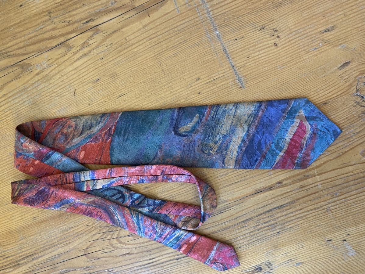 Paco Rabanne Paco Rabanne Vintage Necktie Tie Size ONE SIZE - 3 Thumbnail