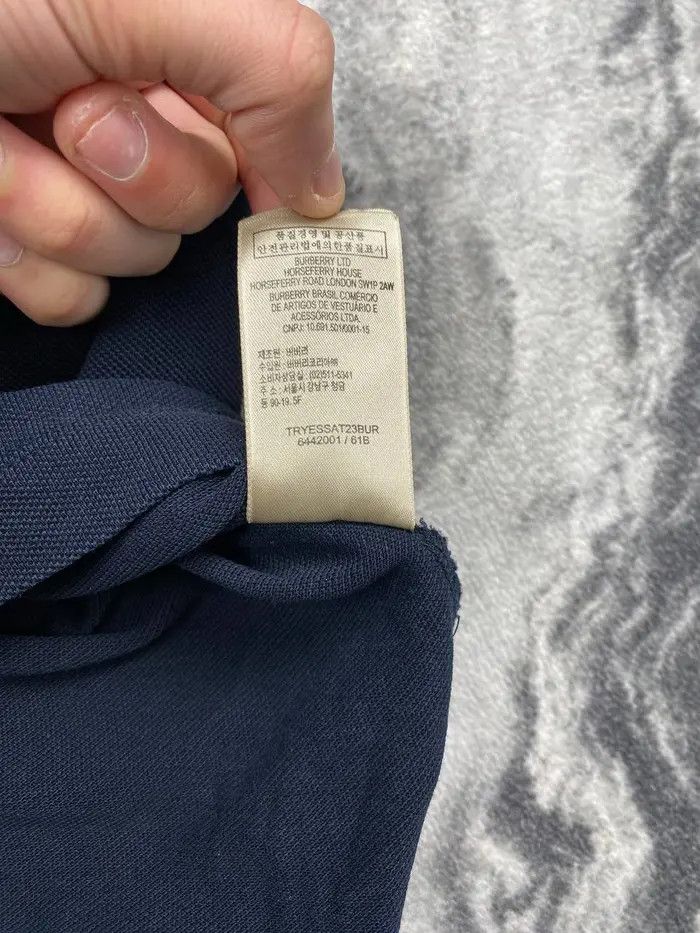 Burberry Burberry Brit Polo Shirt Nova Check Collar Size US XL / EU 56 / 4 - 7 Thumbnail