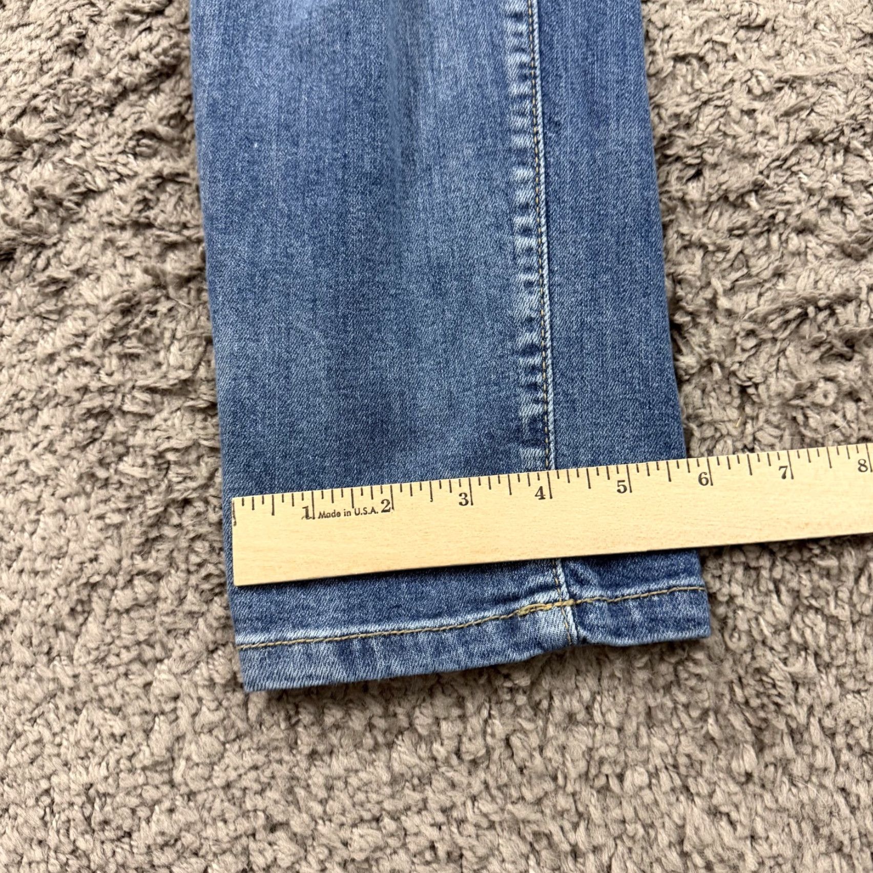 Denime Judy Blue Jeans Womens 26 Boyfriend Distressed Mid Rise Stretch Denim 26x29 Size 26" / US 2 / IT 38 - 7 Thumbnail