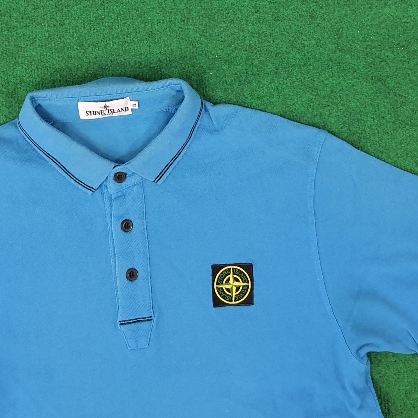 Stone Island Vintage Stone Island 2990556 Polo Shirt C249N71 Size US M / EU 48-50 / 2 - 2 Thumbnail
