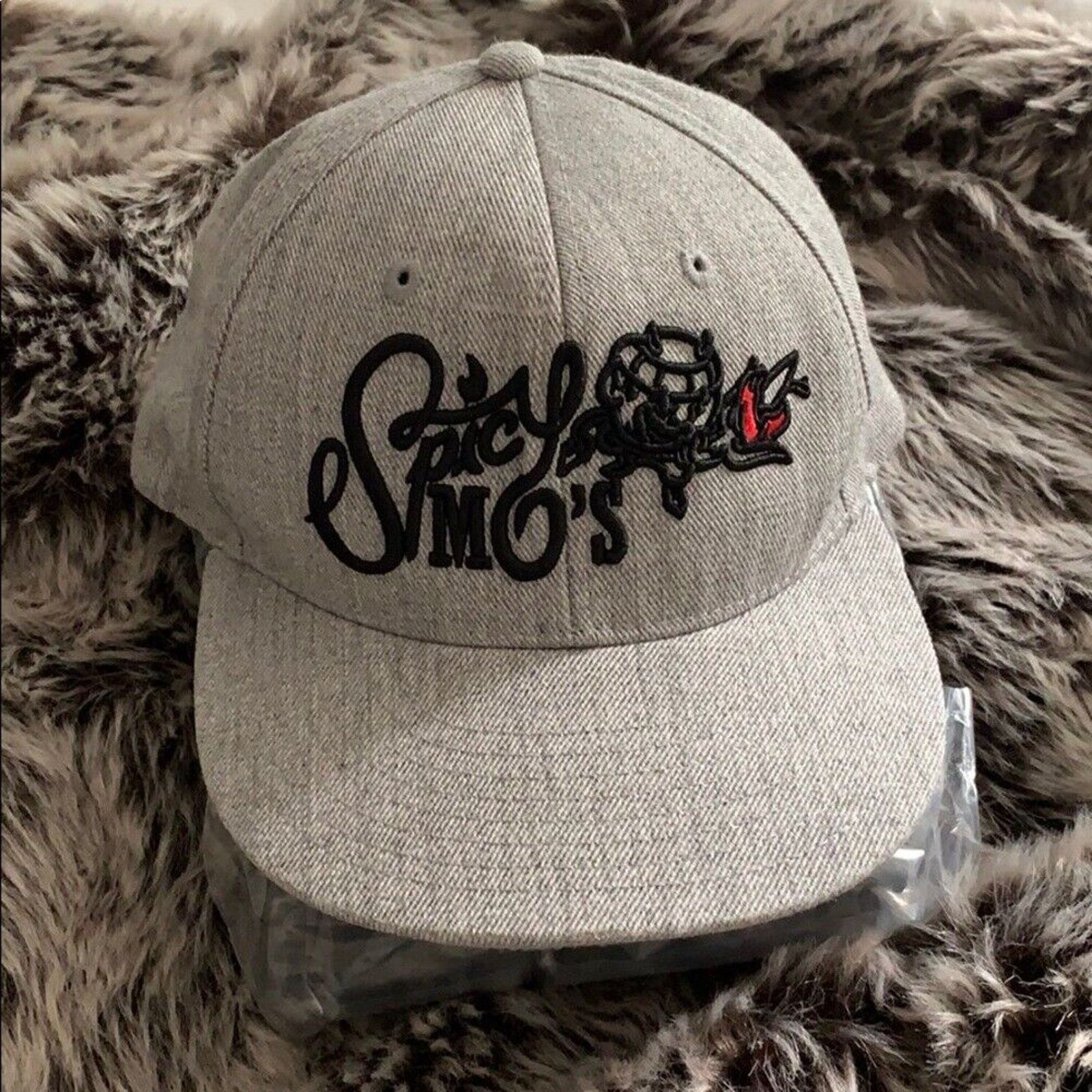 Other Spicy Mos Denim Heather Gray Baseball Hat Chili Pepper Cap Size ONE SIZE - 1 Thumbnail