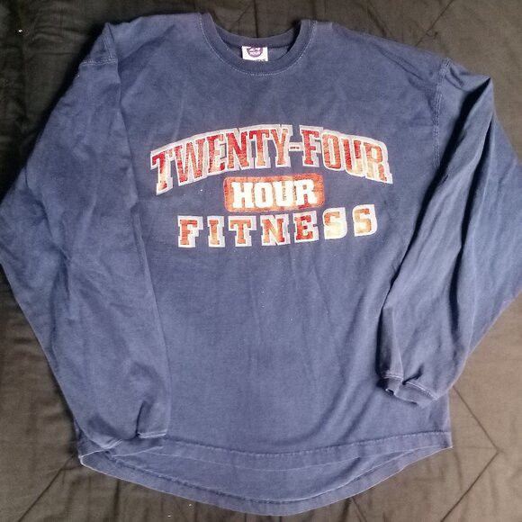 Other Vintage Twenty-Four Hour Fitness Long Sleeve T-Shirt Size US L / EU 52-54 / 3 - 2 Thumbnail