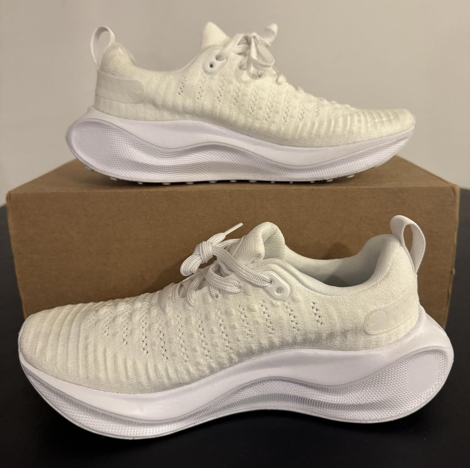 Nike Size 9 - Nike ReactX Infinity Run 4 Triple White Size US 9 / EU 42 - 3 Thumbnail