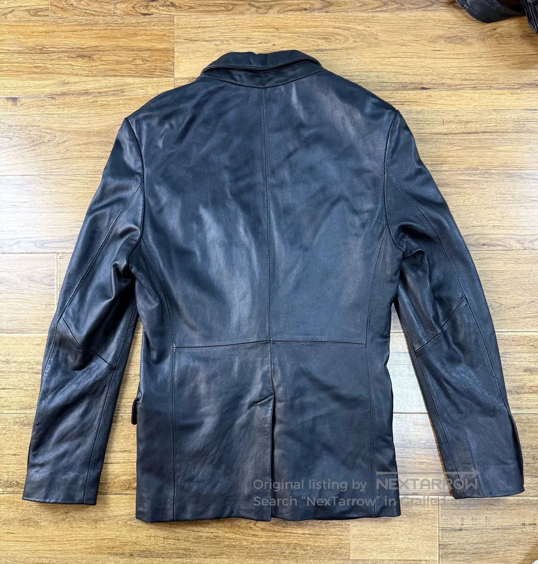 Katharine Hamnett London Katharine Hamnett London Men's Leather Jacket. Size US M / EU 48-50 / 2 - 2 Thumbnail