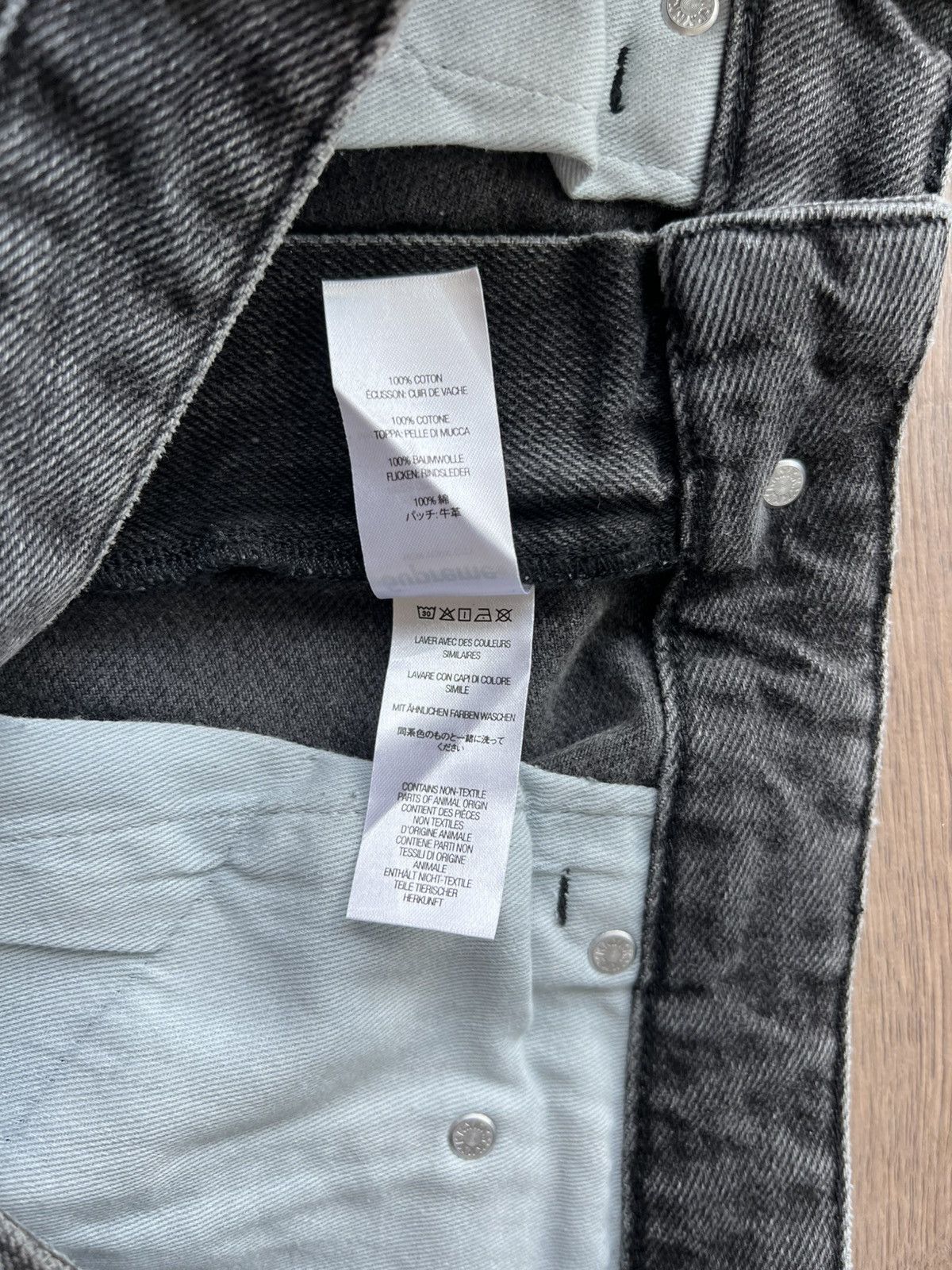 Supreme Supreme 2-Tone Paneled Denim Jeans “Black” 34 Size US 34 / EU 50 - 11 Thumbnail