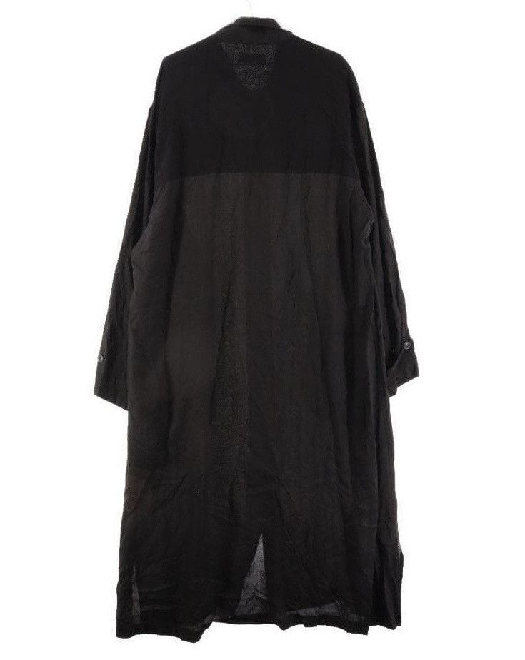 Yohji Yamamoto Pour Homme 21AW Long Blouse Shirt Size US L / EU 52-54 / 3 - 2 Thumbnail