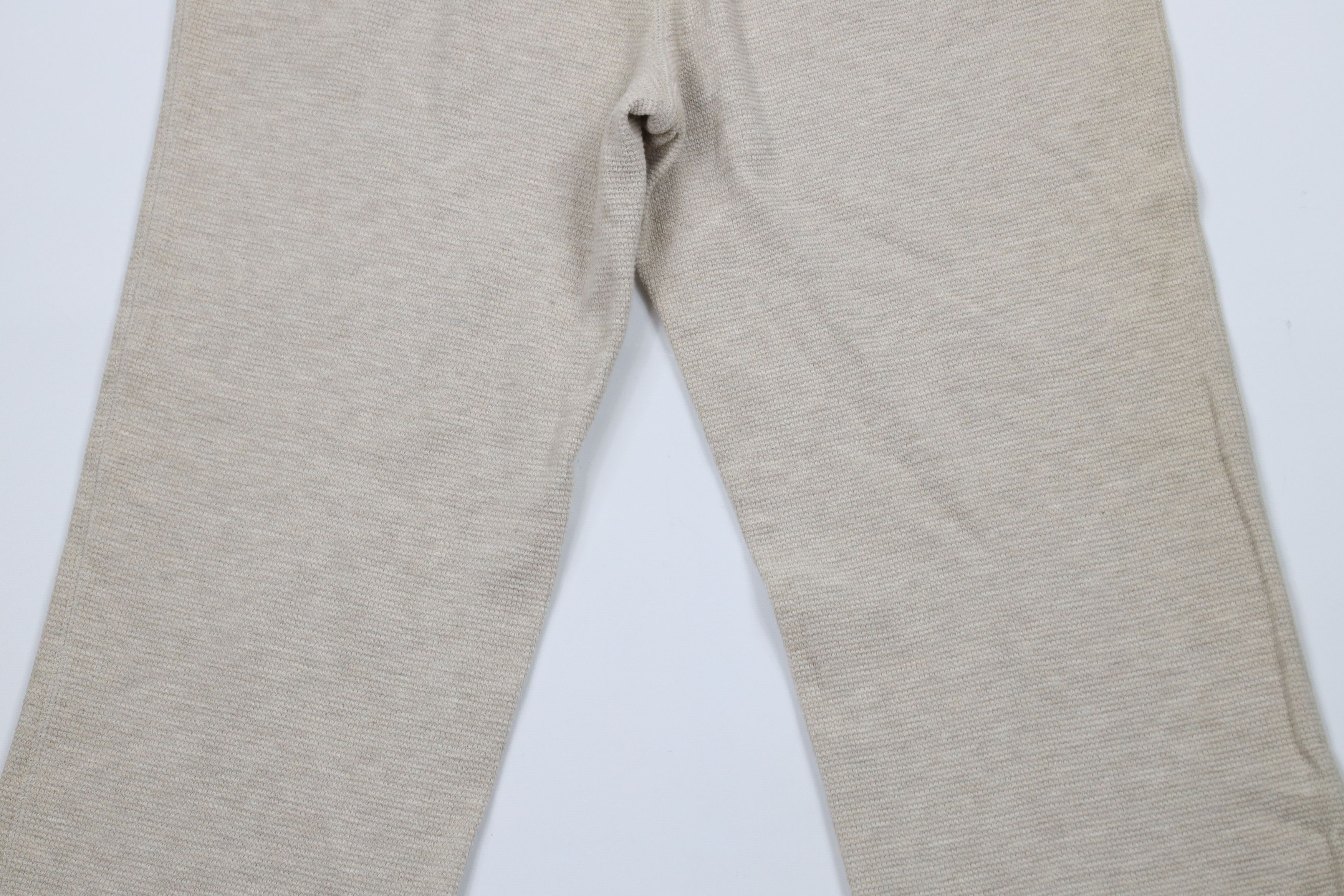 Ralph Lauren × Vintage Vintage 90s Ralph Lauren Waffle Knit Wide Leg Sweatpants Size 32" / US 10 / IT 46 - 11 Thumbnail