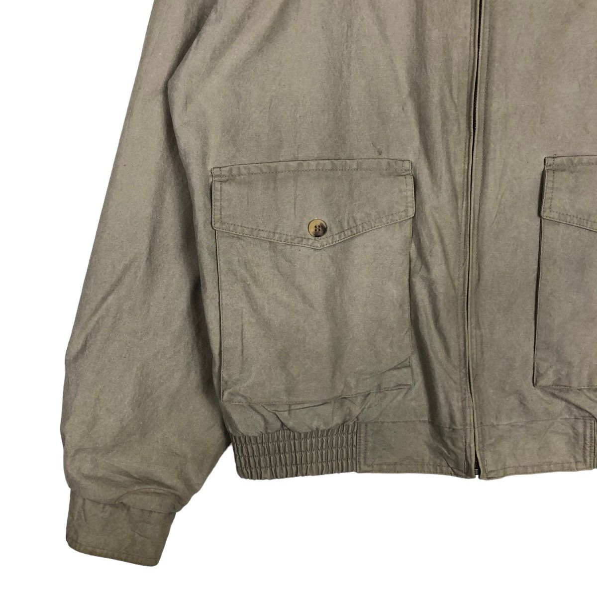 Japanese Brand 🔥90’s Vintage Bomber Jacket Cargo Pocket Worker L.L.Bean Size US M / EU 48-50 / 2 - 4 Thumbnail