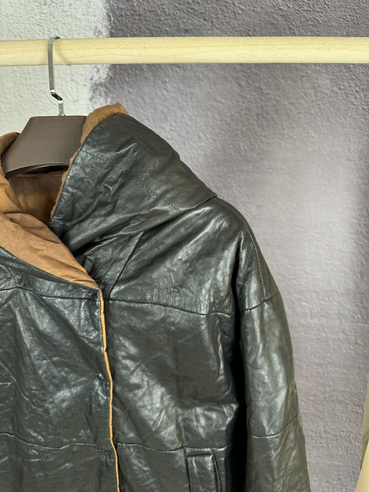 Other Salvatore SANTORO reversible leather jacket black/brown 40 Size S / US 4 / IT 40 - 5 Thumbnail