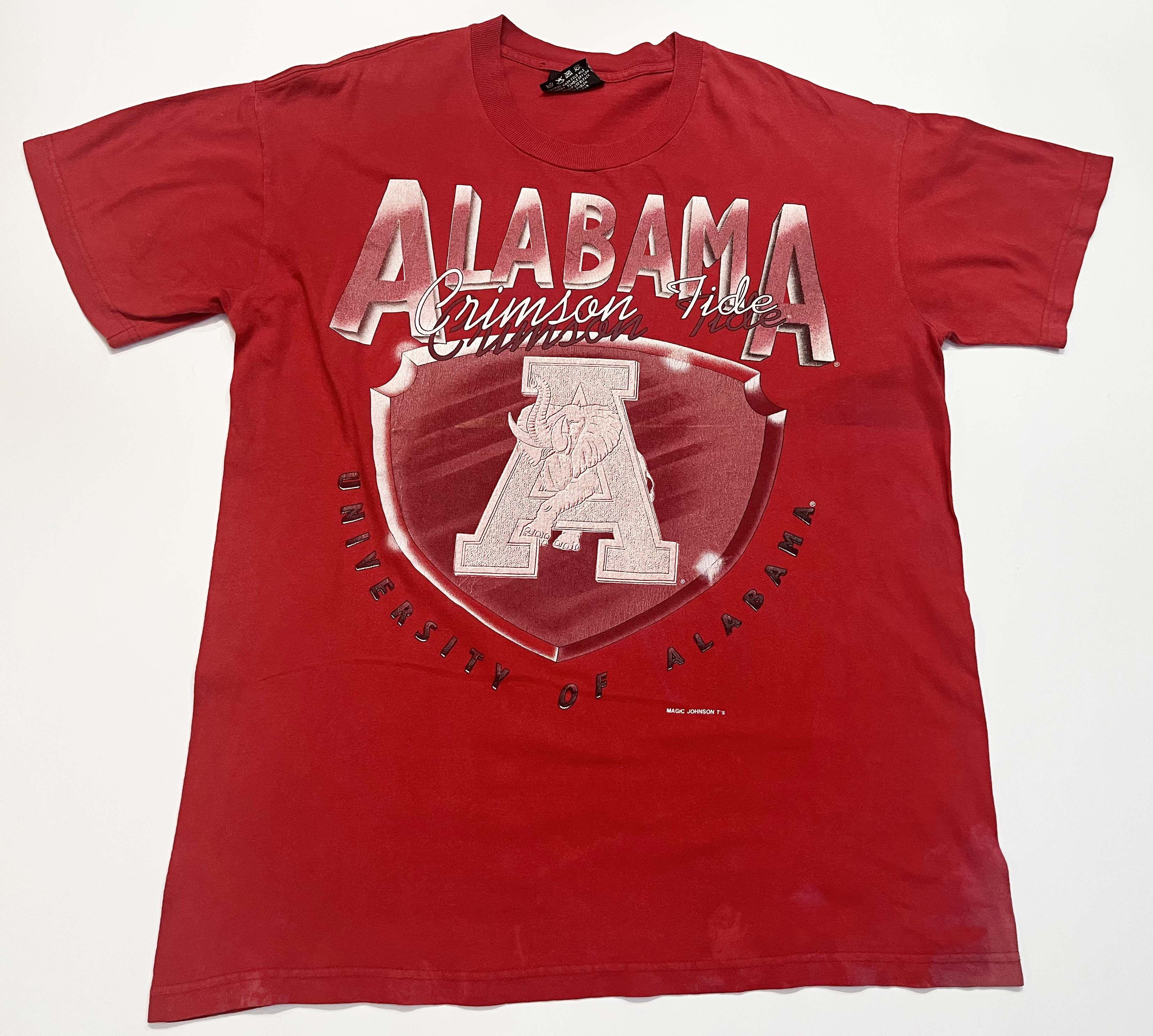 Vintage Vintage Magic Johnson T's Alabama Crimson Tide NCAA T-Shirt Size US L / EU 52-54 / 3 - 1 Thumbnail