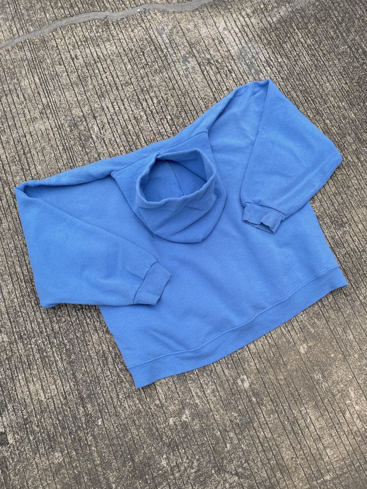 Russell Athletic × Vintage VTG Baby Blue Russell Athletic Hoodie (XL) Size US XL / EU 56 / 4 - 7 Thumbnail