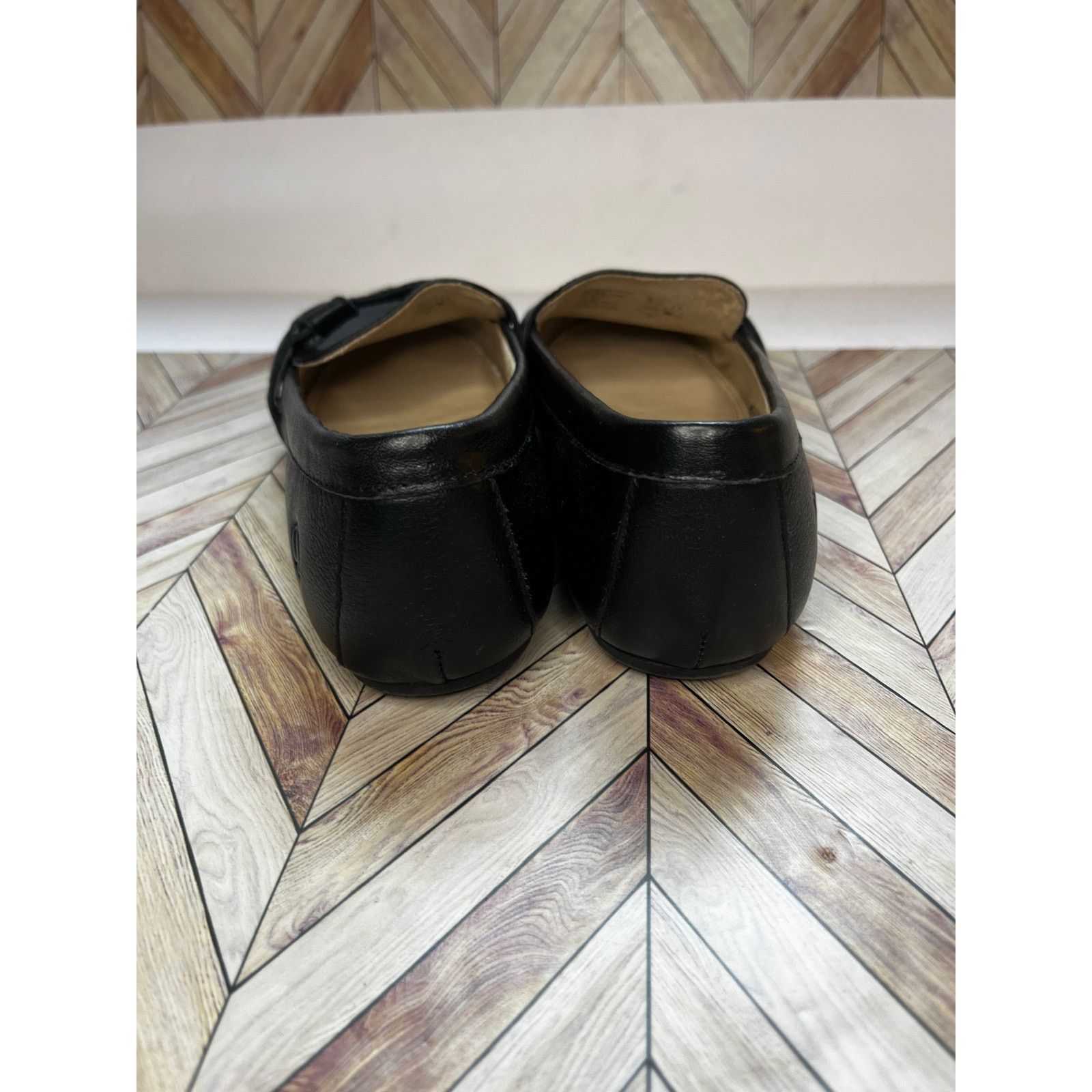 Lands' End Lands' End Leather Penny Loafer Flat Black Women's 5.5D Size US 6.5 / IT 36.5 - 8 Thumbnail