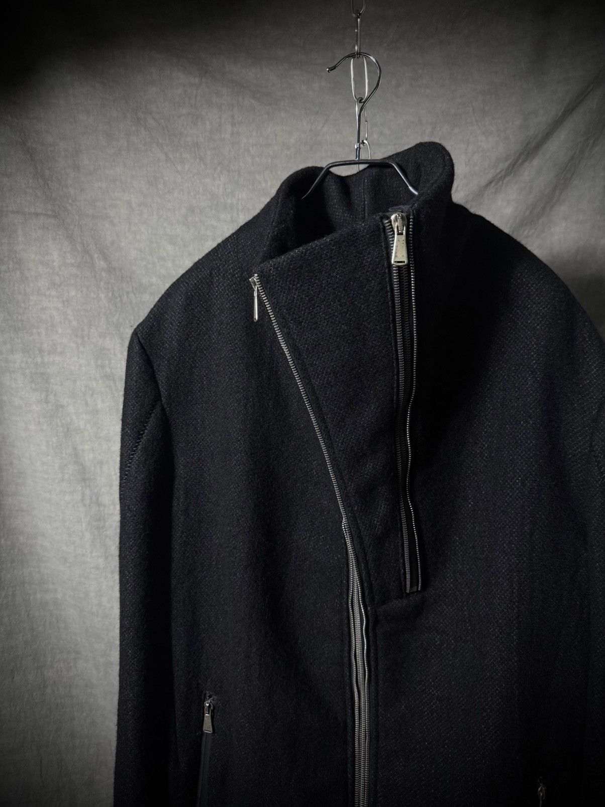 10sei0otto 10sei0otto Asymmetric Double Zip Wool Coat Size US S / EU 44-46 / 1 - 3 Thumbnail