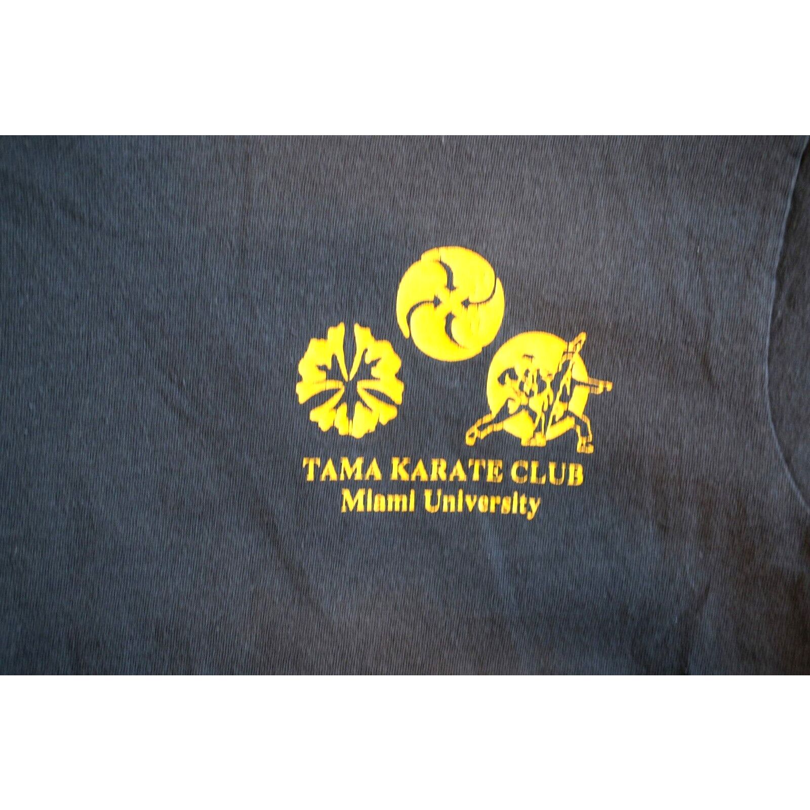 Fruit Of The Loom Vintage 90s Tama Karate Club Miami University Shirt Large Size US L / EU 52-54 / 3 - 3 Thumbnail