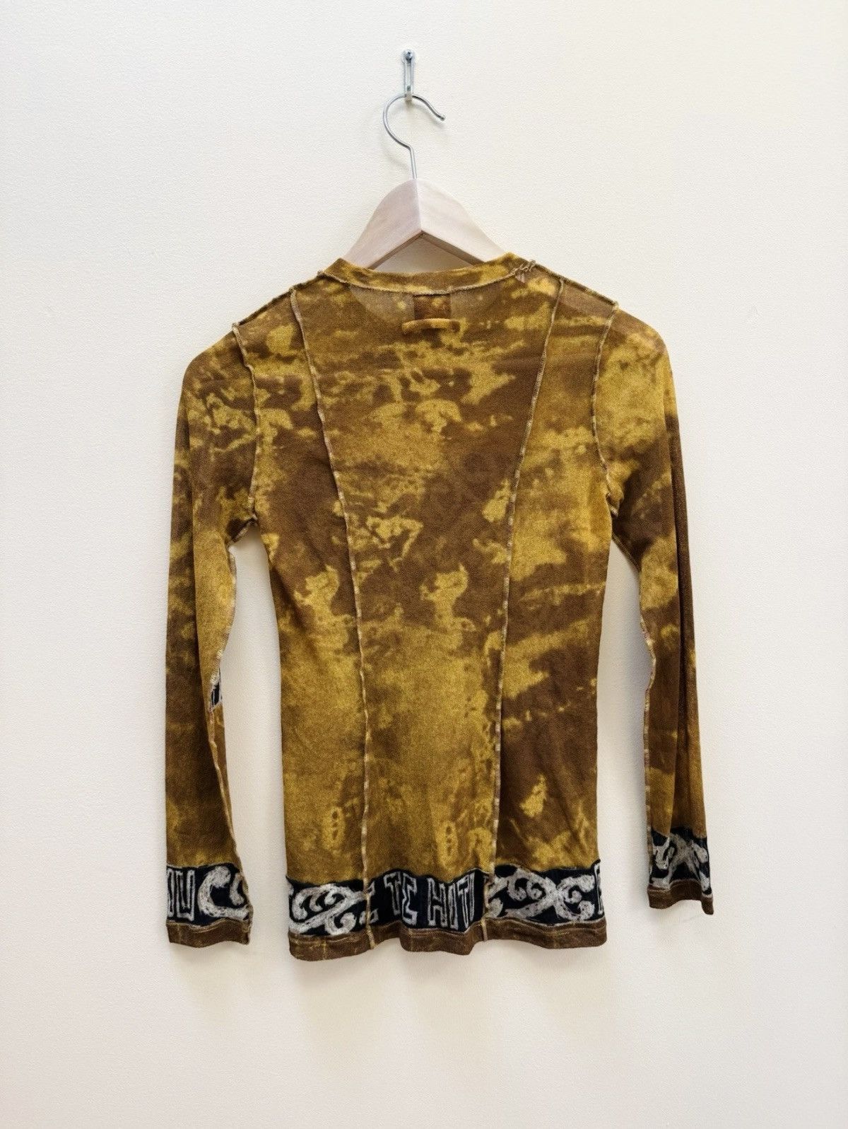 Jean Paul Gaultier SS 1996 JEAN PAUL GAULTIER Classique Long Sleeve Mesh Top S Size S / US 4 / IT 40 - 4 Thumbnail