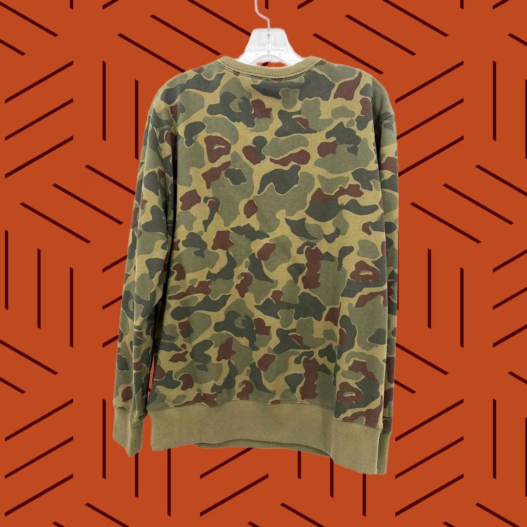 Vintage G star raw Green Camo Large Men's Sweatshirt Size US L / EU 52-54 / 3 - 1 Thumbnail