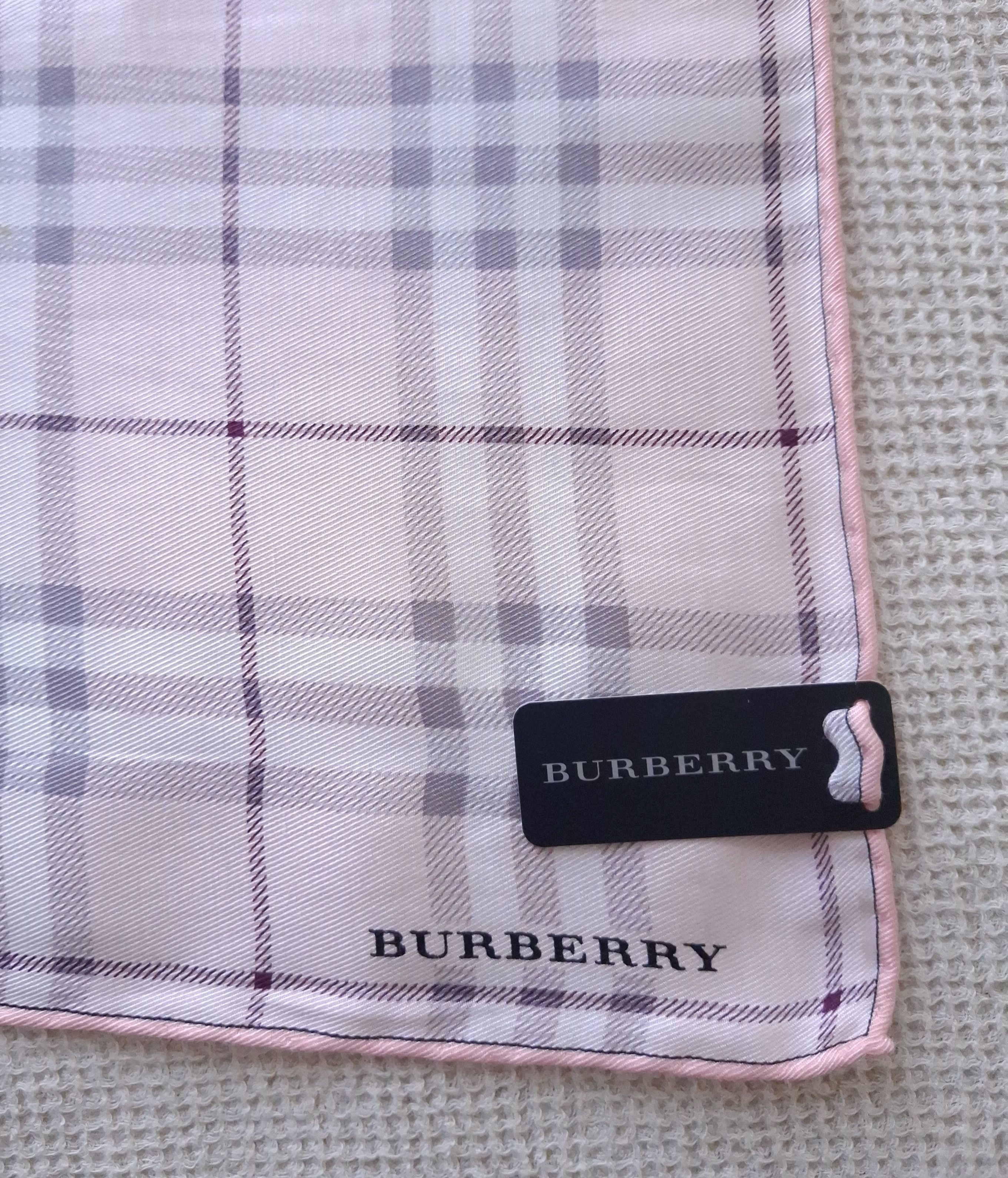 Burberry × Vintage Japan Burberry scarf/bandana handkerchief silk/cotton Size ONE SIZE - 3 Thumbnail