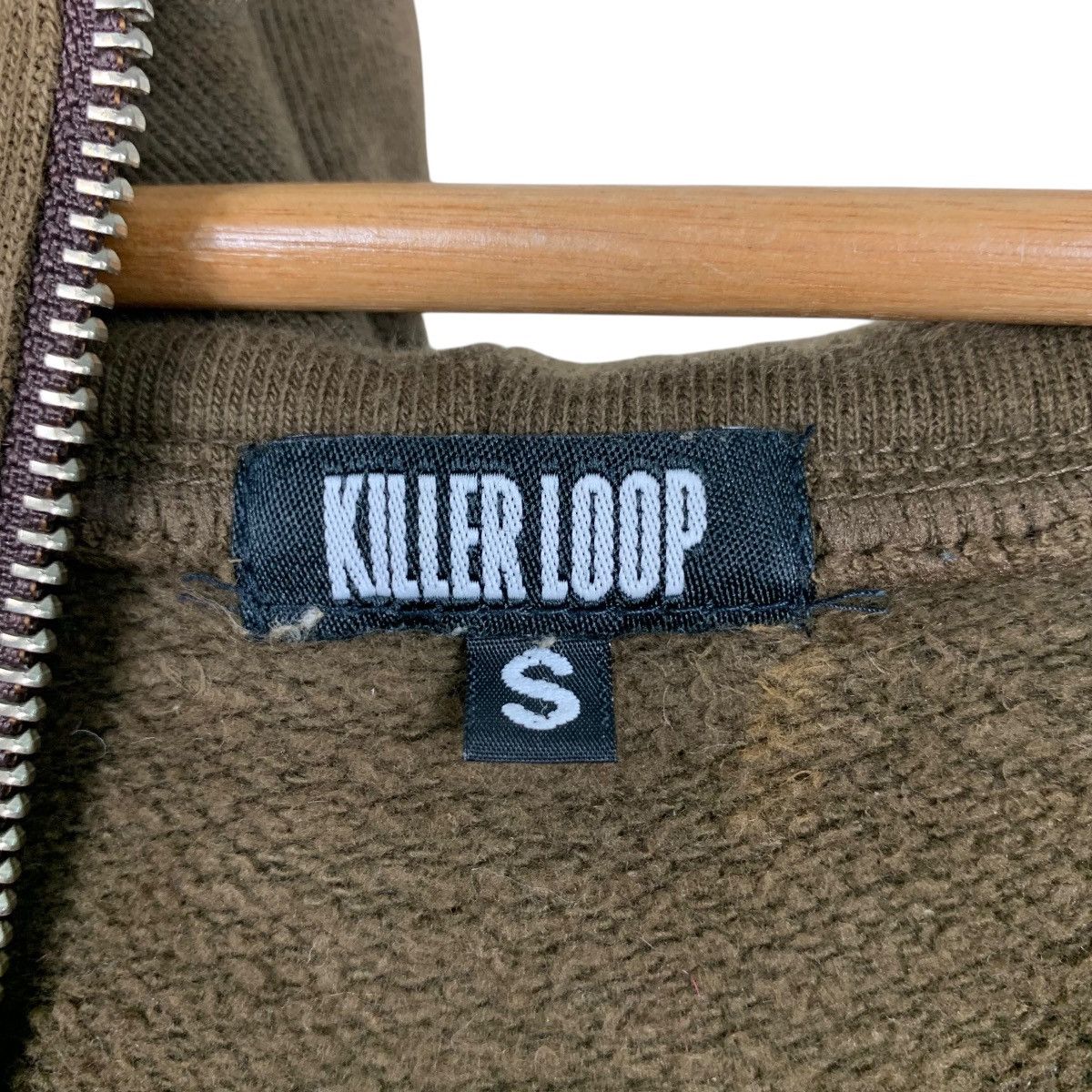 Japanese Brand KILLER LOOP Big Logo Zipper Hoodie Sweatshirt #1773-C78 Size US S / EU 44-46 / 1 - 19 Thumbnail