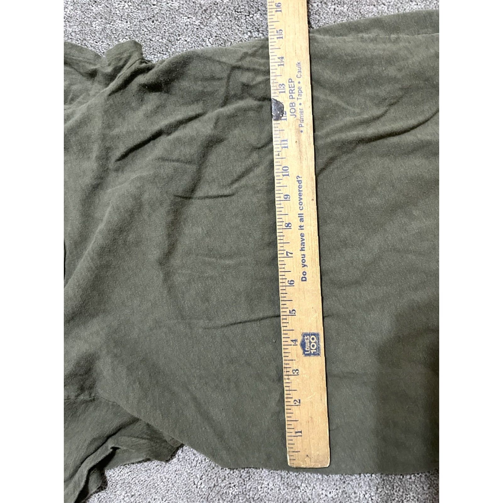 Express Express One Eleven Women's Short Sleeve Shirt Size Small Solid Green Cotton Blend Classic Cap Sleeve Size S / US 4 / IT 40 - 4 Thumbnail
