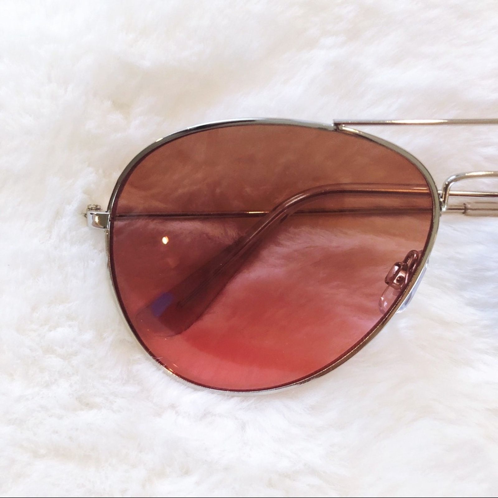Other Rosalia Dark Pink Full Rim Aviator Sunglasses Size ONE SIZE - 2 Thumbnail