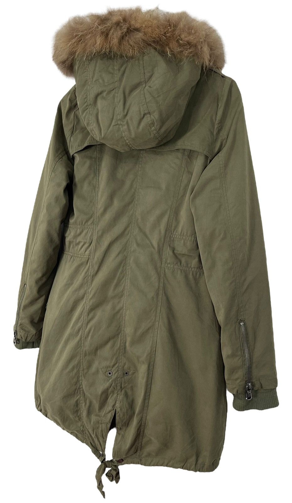 Japanese Brand BARAK JP Goa Fishtail Parka Jacket Size S / US 4 / IT 40 - 4 Thumbnail