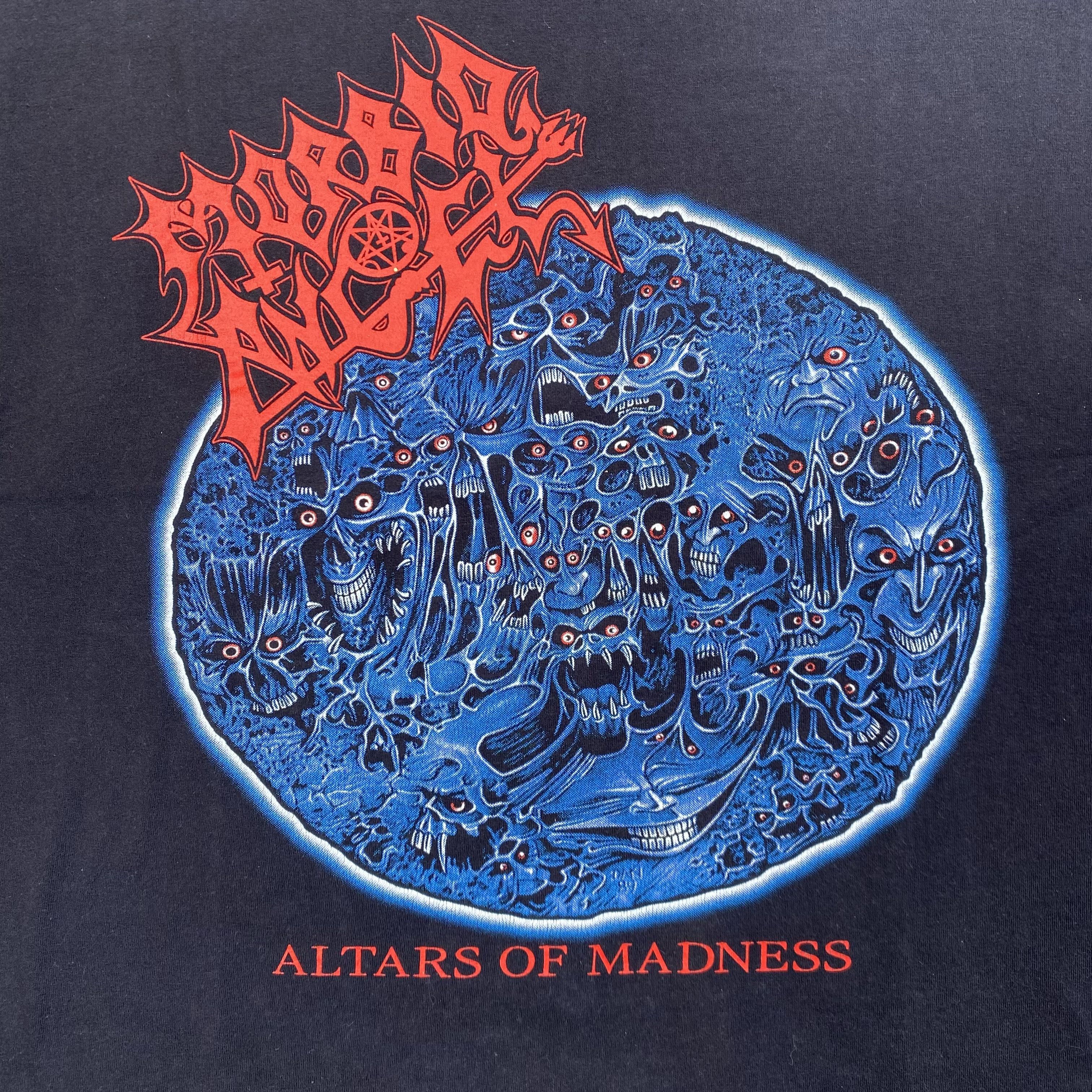 Vintage Vintage Morbid Angel 10 Years Of Madness Band T-Shirt Size US XL / EU 56 / 4 - 7 Thumbnail