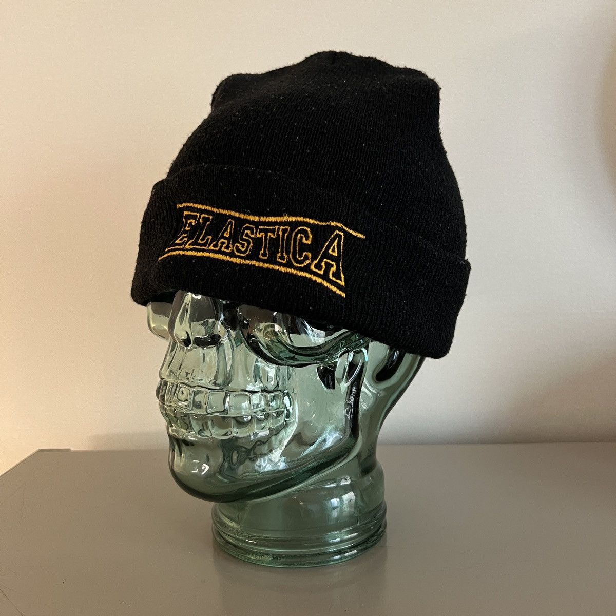 Other Vintage 90s ELASTICA Band Logo Beanie Size ONE SIZE - 5 Thumbnail