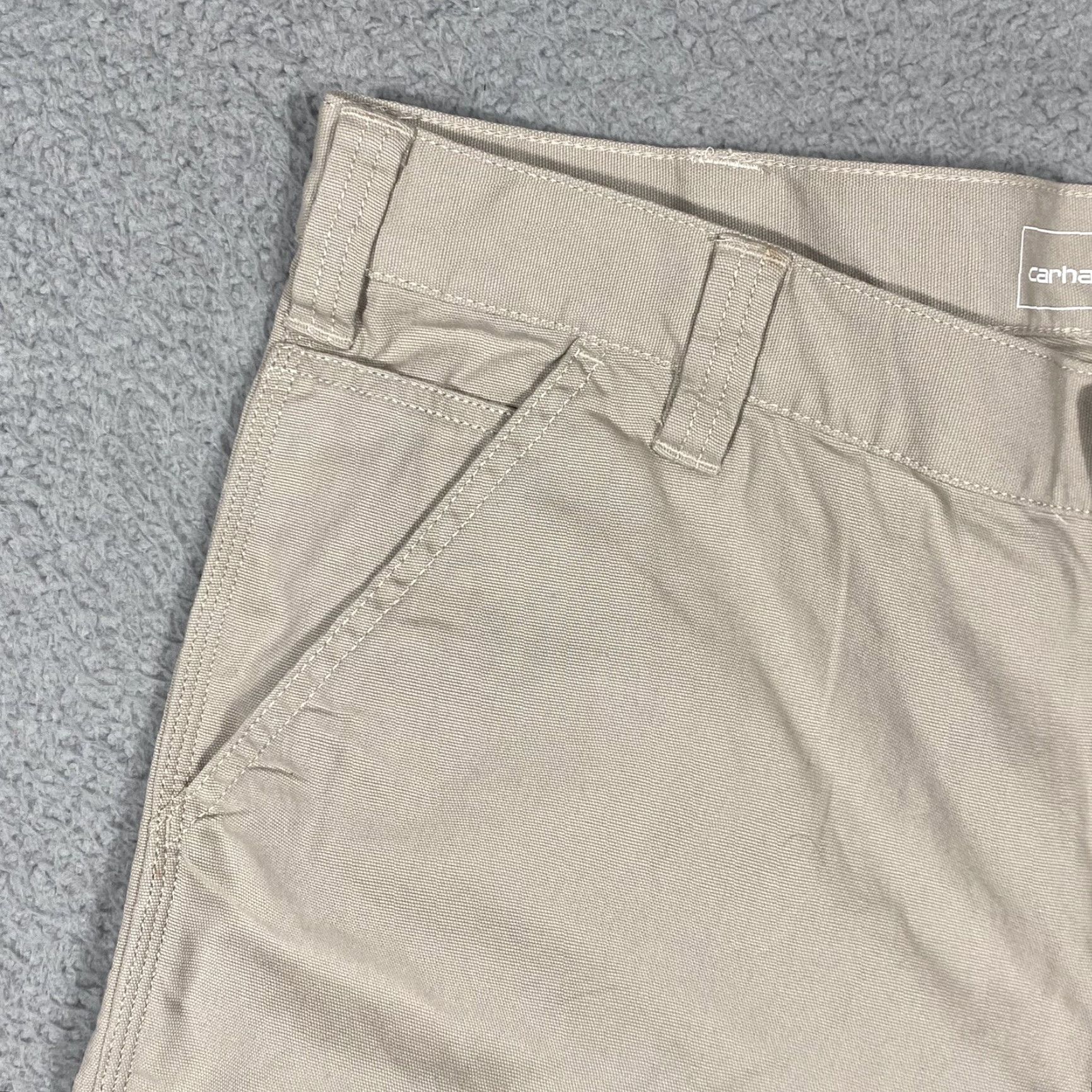 Carhartt Carhartt Cargo Rugged Flex Relax Fit Canvas Utility Work Short Size 42 Beige Men Regular Cargo Pockets Workwear Summer Spring Fall NEW! Size US 42 / EU 58 - 6 Thumbnail