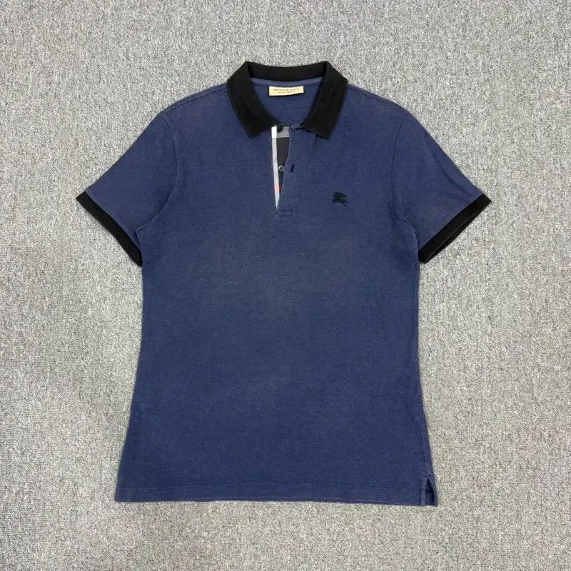 Burberry Burberry Men's Blue Cotton Polo Shirt Size US S / EU 44-46 / 1 - 1 Thumbnail