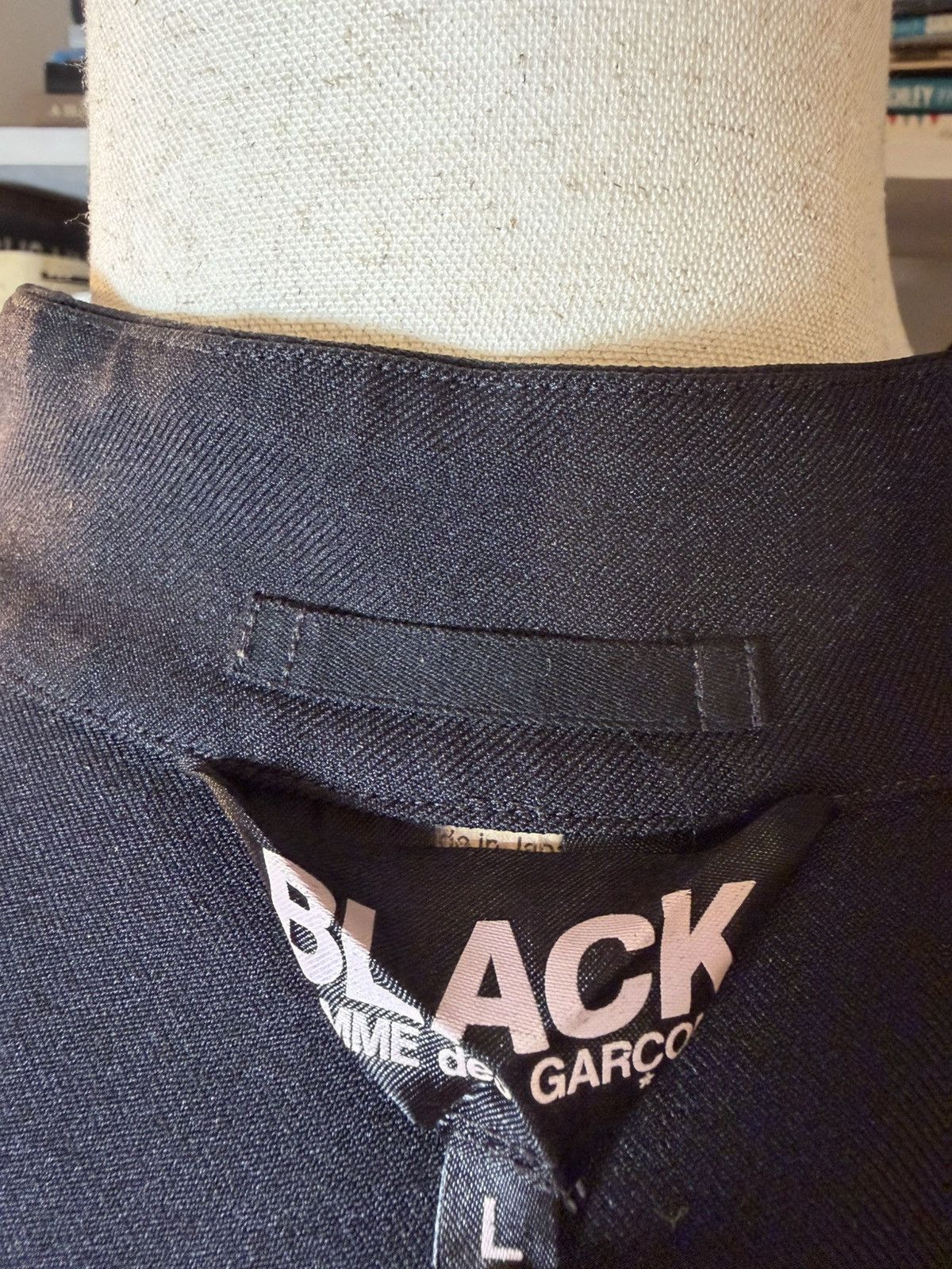 Comme des Garcons Black Comme Des Garcons Stand collar China button jacket Size US L / EU 52-54 / 3 - 7 Thumbnail