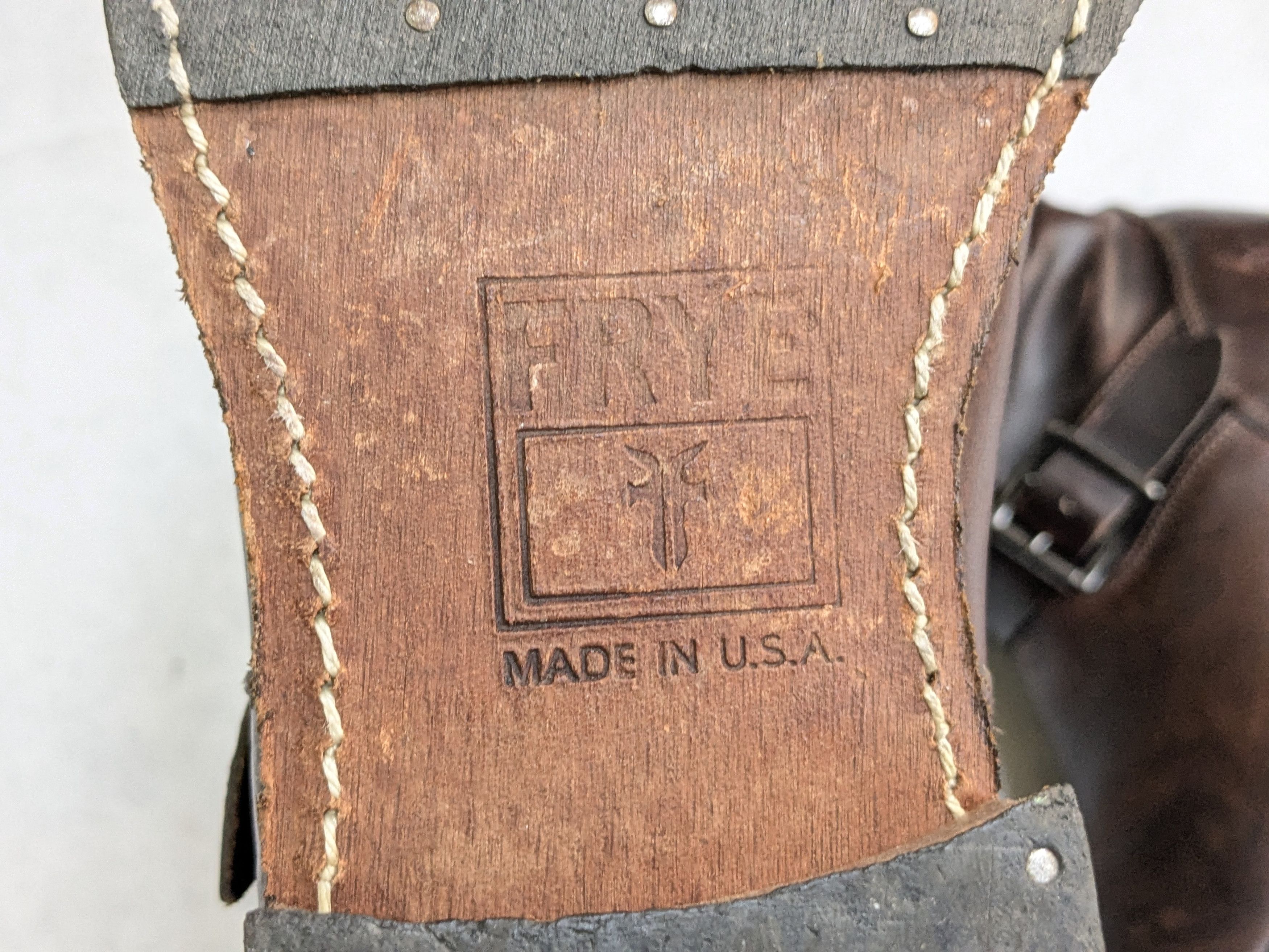 Frye Frye Harnesses Boots Brown 8.5 M Leather Buckle Size US 8.5 / EU 41-42 - 17 Thumbnail