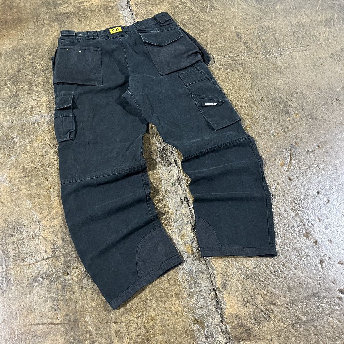 Carhartt × Vintage Crazy Y2K Carhartt Style Cargo Carpenter Workwear Pants Size US 34 / EU 50 - 3 Thumbnail