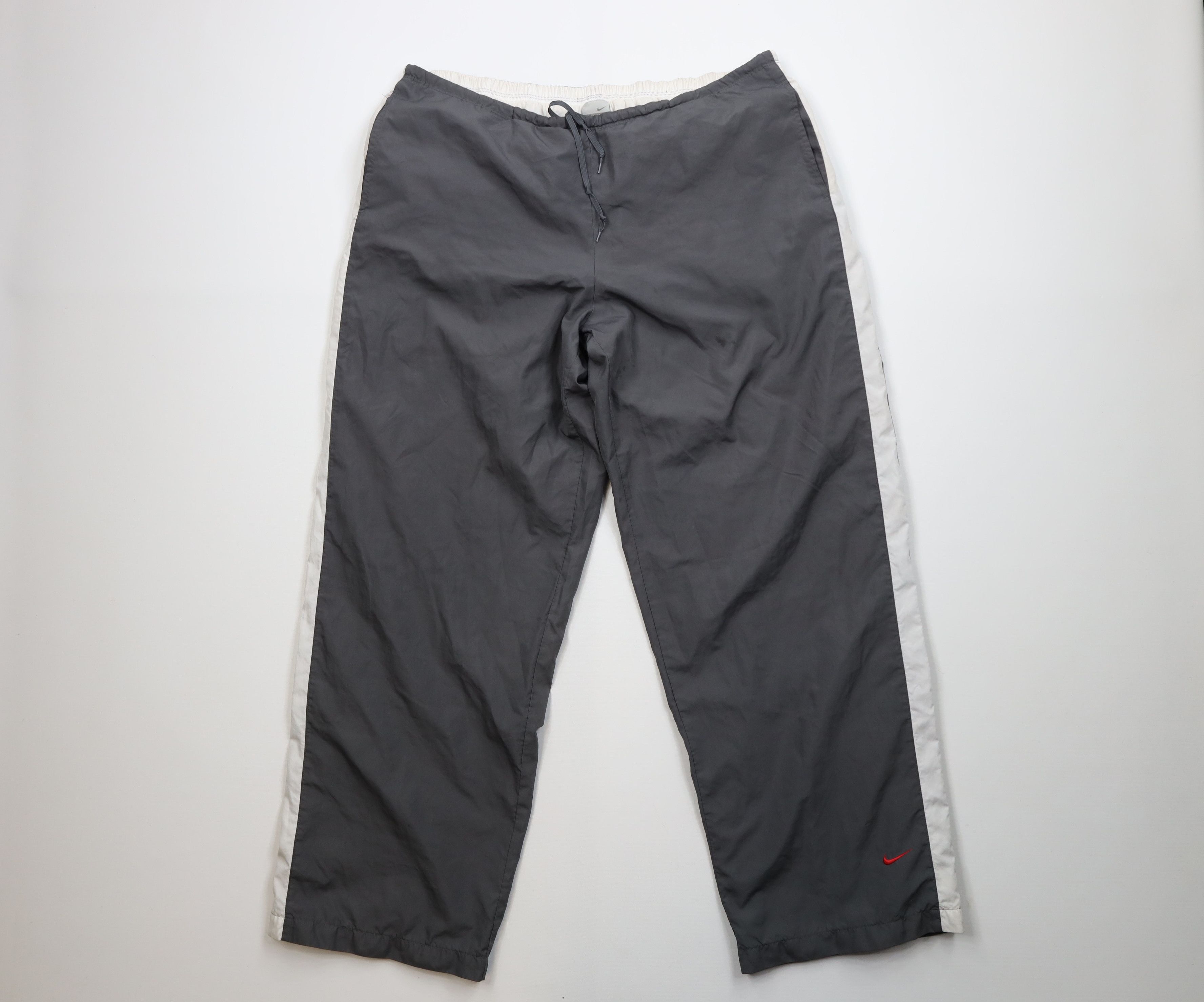 Nike Vintage Y2K Nike Scott Mini Swoosh Lined Wide Leg Pants Size 38" / US 16 / IT 52 - 1 Thumbnail