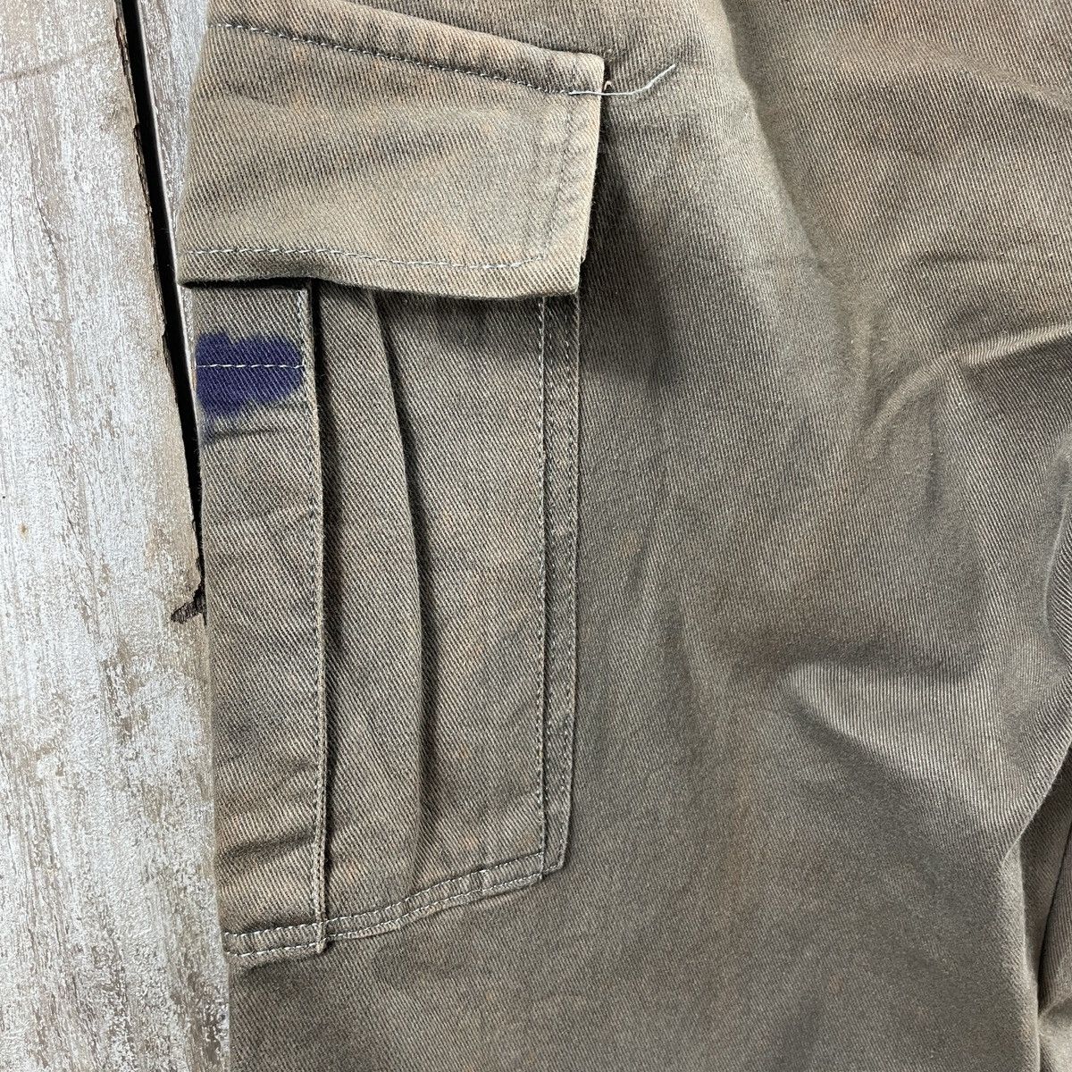 Japanese Brand × Vintage Vintage Drug Store Faded Cargo Baggy Pants Size US 31 - 9 Thumbnail