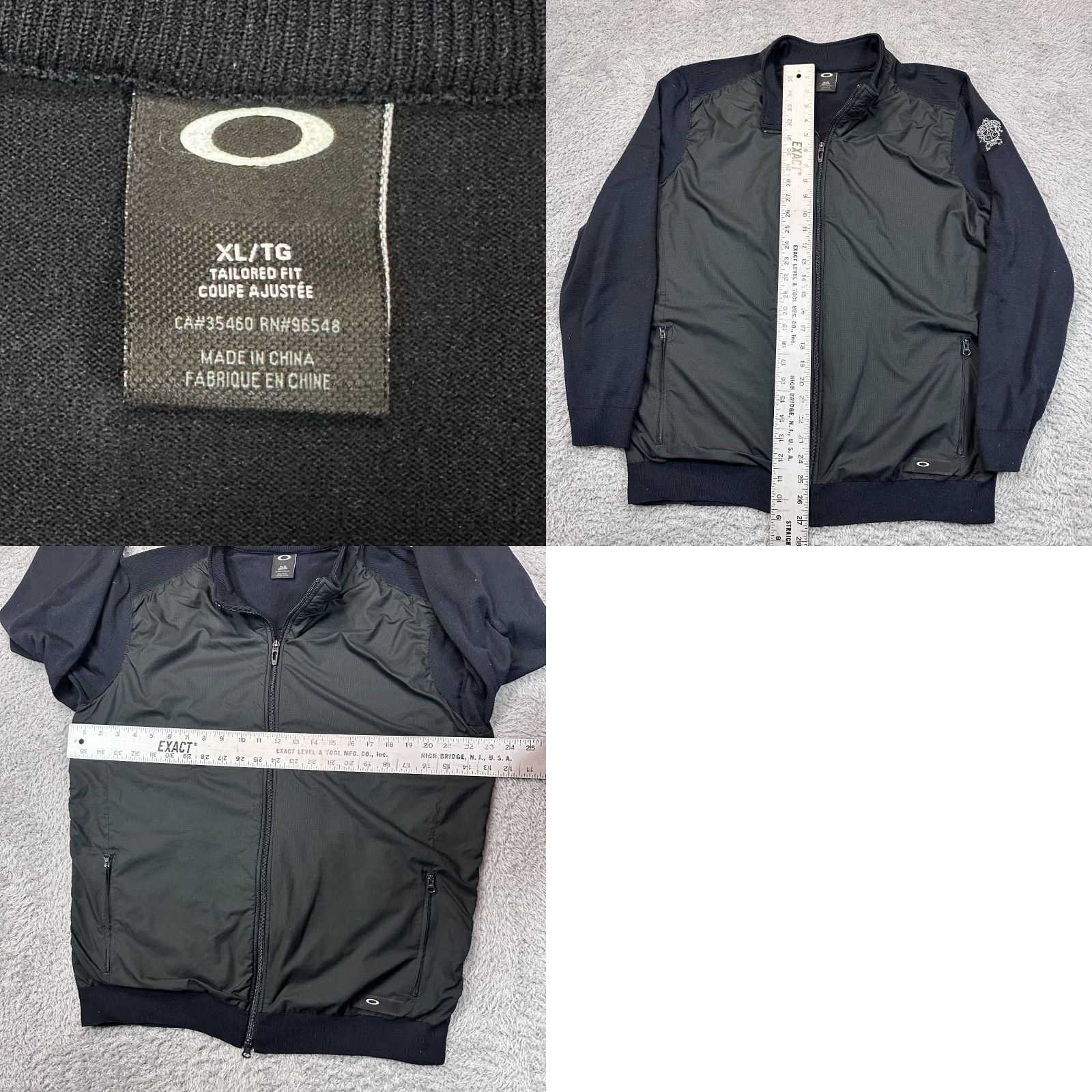 Oakley VINTAGE Oakley Jacket Mens L Black Wool Blend Softshell Hybrid Golf Warm Size US L / EU 52-54 / 3 - 8 Thumbnail