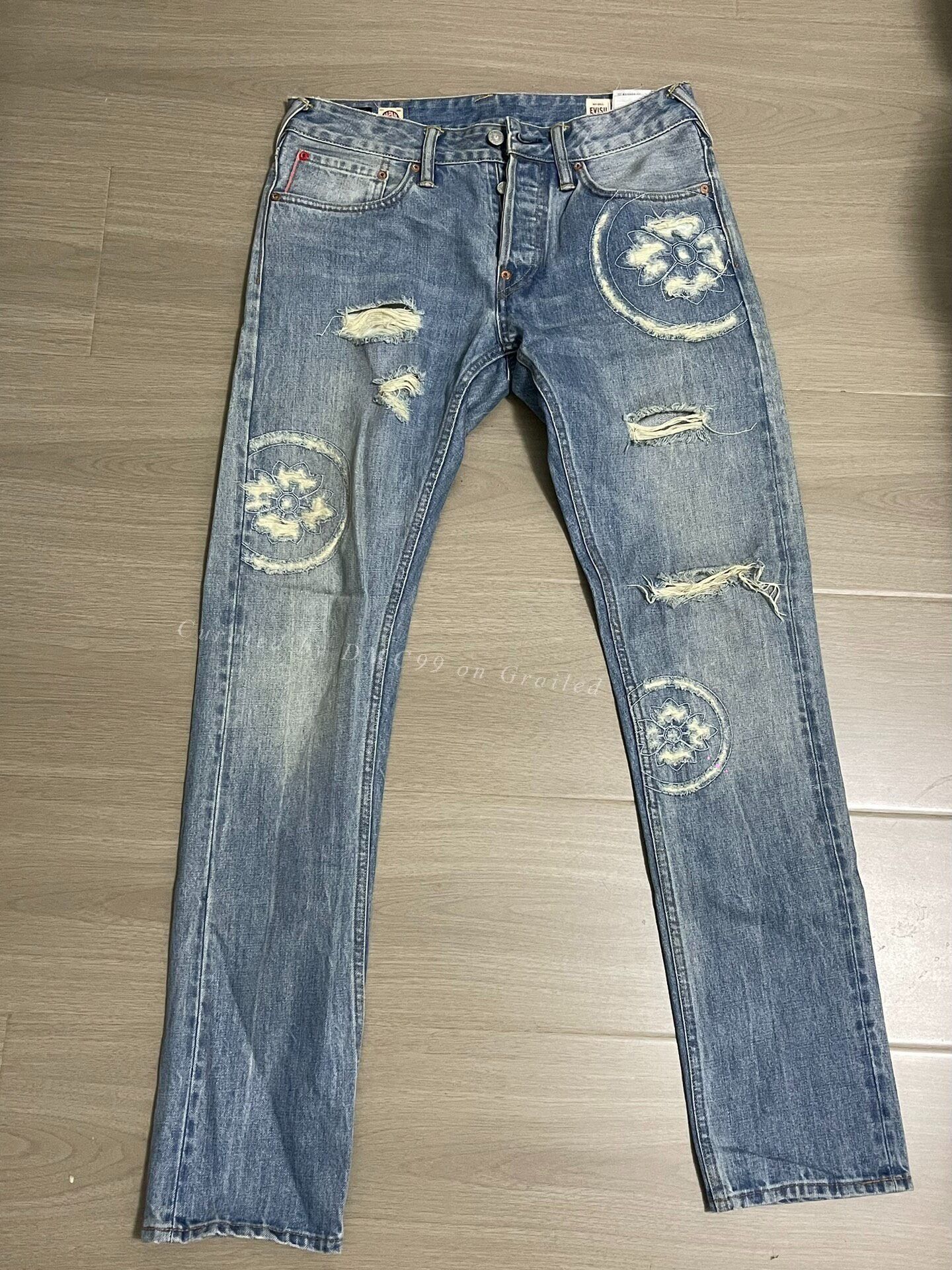 Evisu Evisu Rare NO.2 Sakura Jeans Size US 34 / EU 50 - 1 Thumbnail
