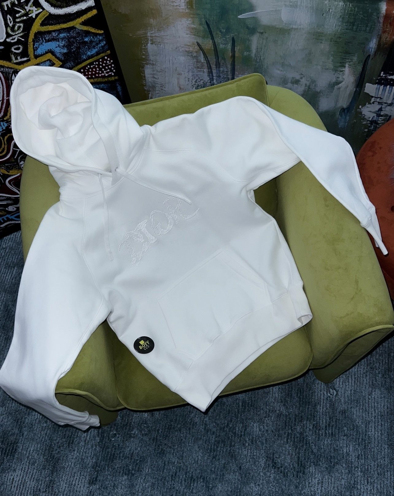 Dior Dior x Kenny scharf logo hoodie Size US S / EU 44-46 / 1 - 2 Thumbnail