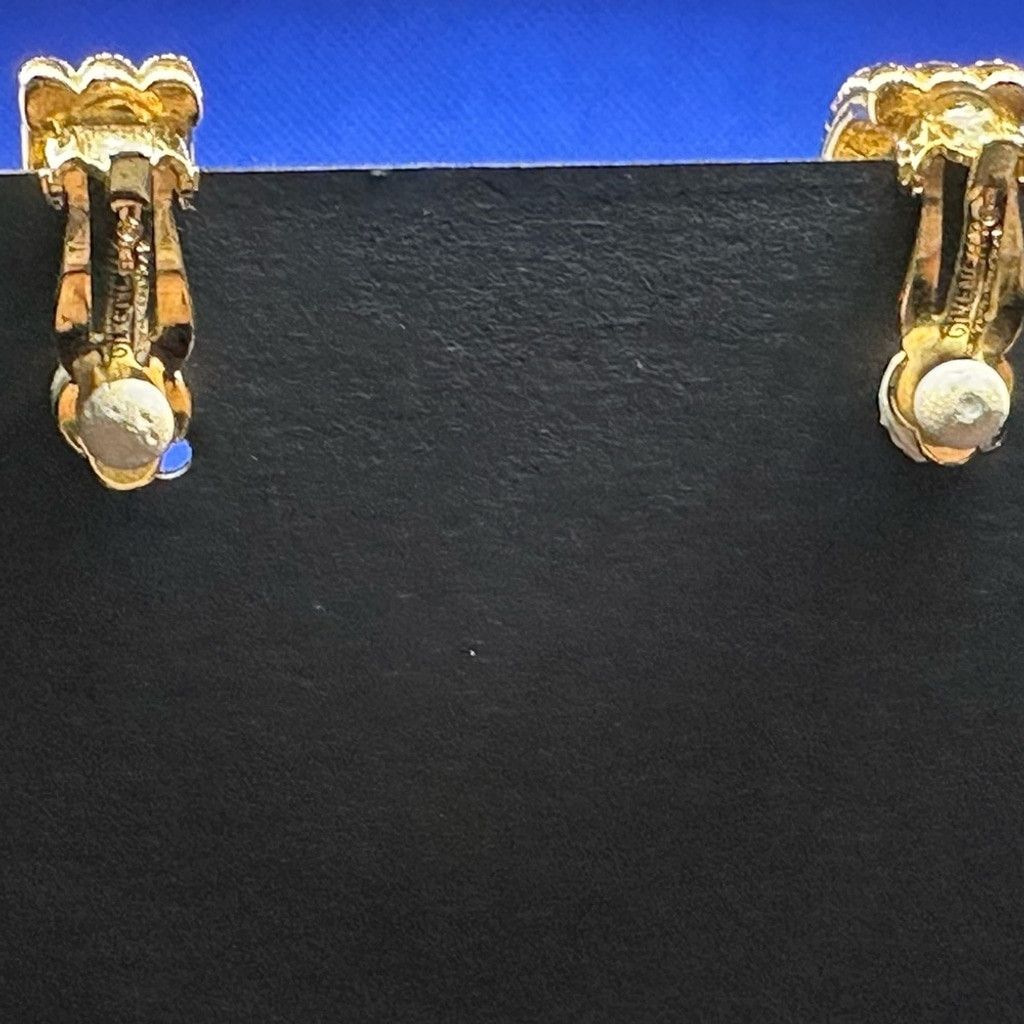 Givenchy GIVENCHY G logo clip gold and crystal earrings Size ONE SIZE - 4 Thumbnail