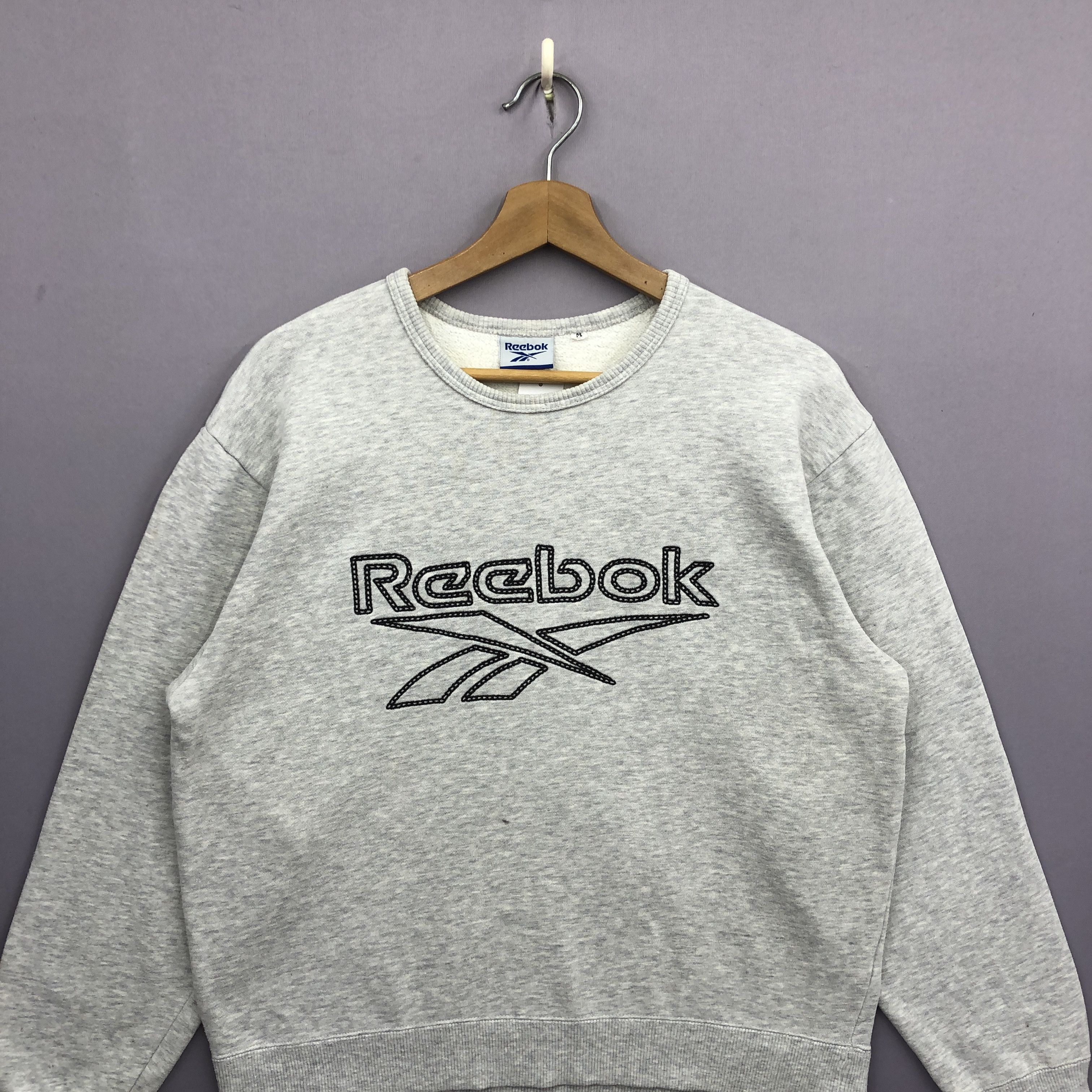 Reebok × Vintage Vintage Reebok Sweater Big Logo Sweatshirt Jumper Size US M / EU 48-50 / 2 - 4 Thumbnail