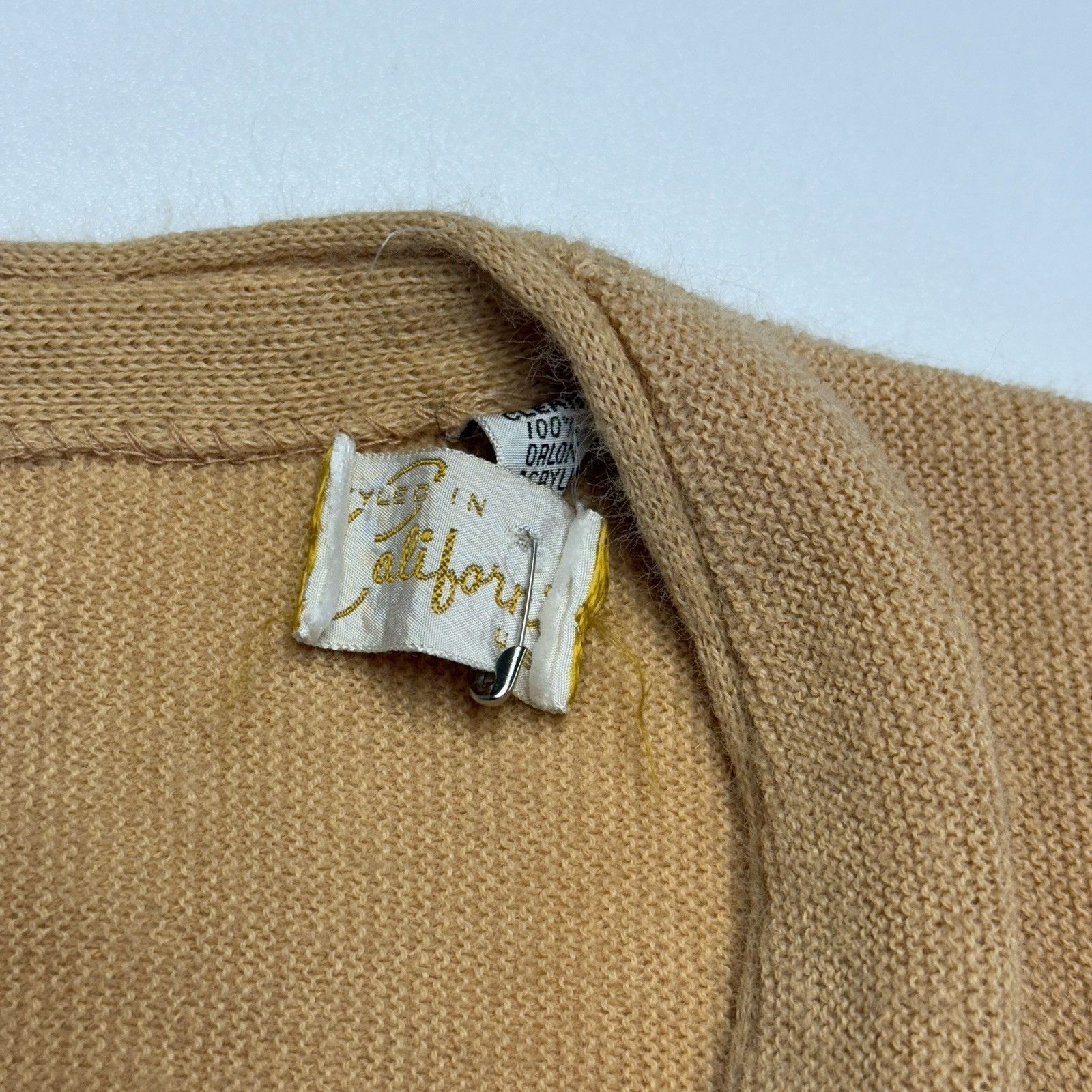 Vintage Vintage 80s Cardigan Sweater Mens Large Orlon Acrylic Styled Size US L / EU 52-54 / 3 - 6 Thumbnail