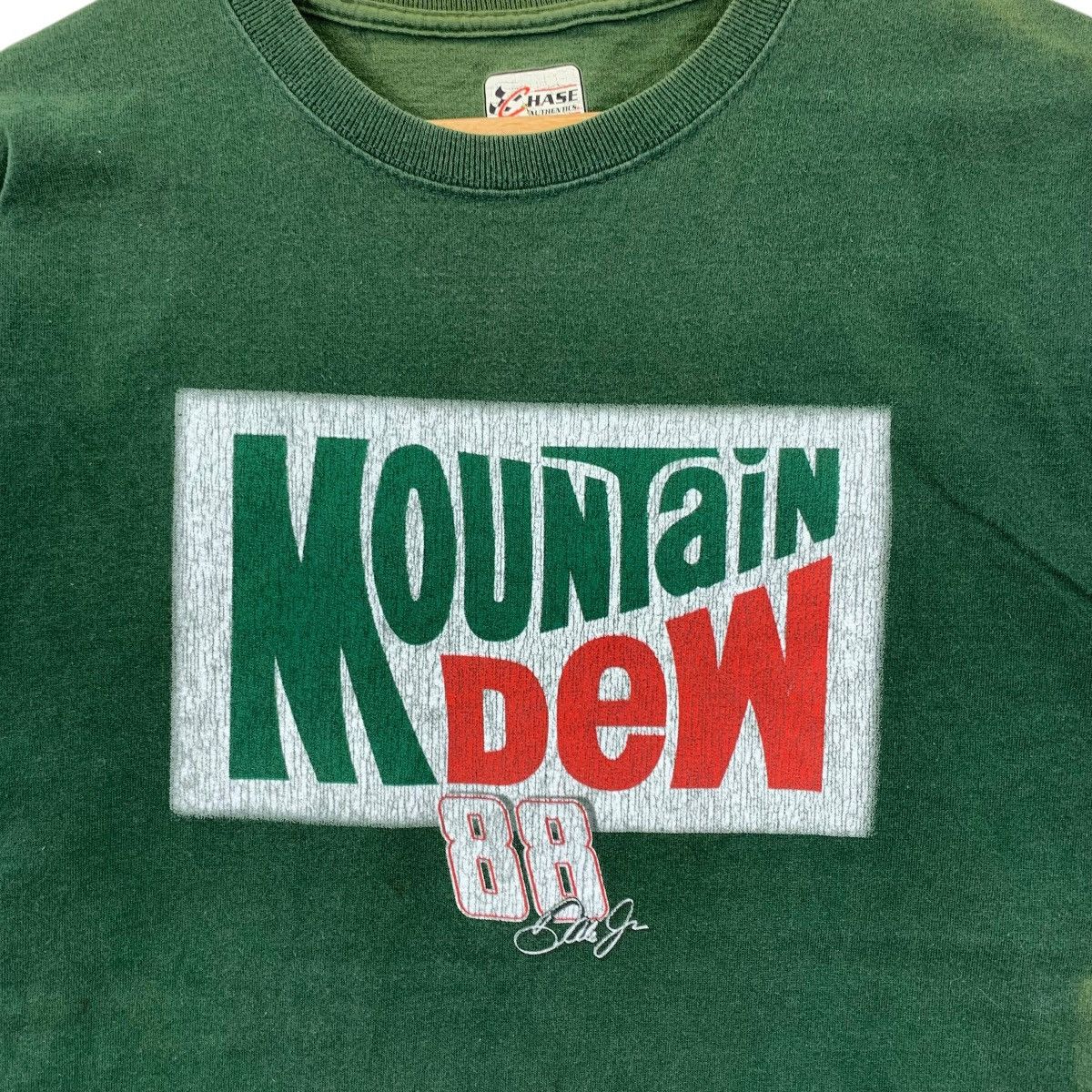 Vintage Vintage DALE EARNHARDT JR Mountain Dew #88 Nascar Shirt Size US M / EU 48-50 / 2 - 3 Thumbnail