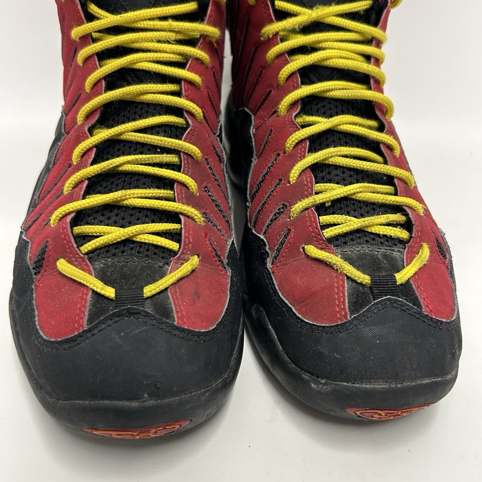 Nike Nike Air Bakin Retro OG "Red Yellow/Tim Hardaway" Size US 11.5 / EU 44-45 - 8 Thumbnail