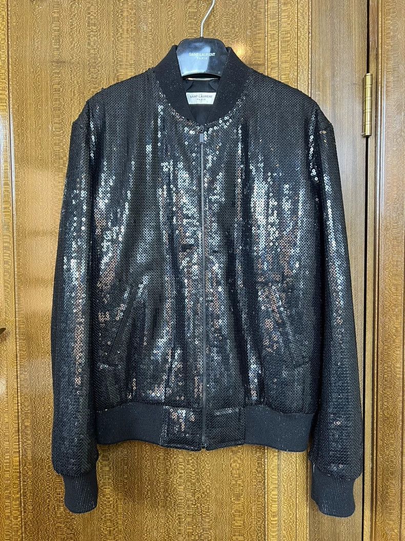 Saint Laurent Paris Saint Laurent Paris 17fw black scale jacket-2506 Size US M / EU 48-50 / 2 - 1 Thumbnail