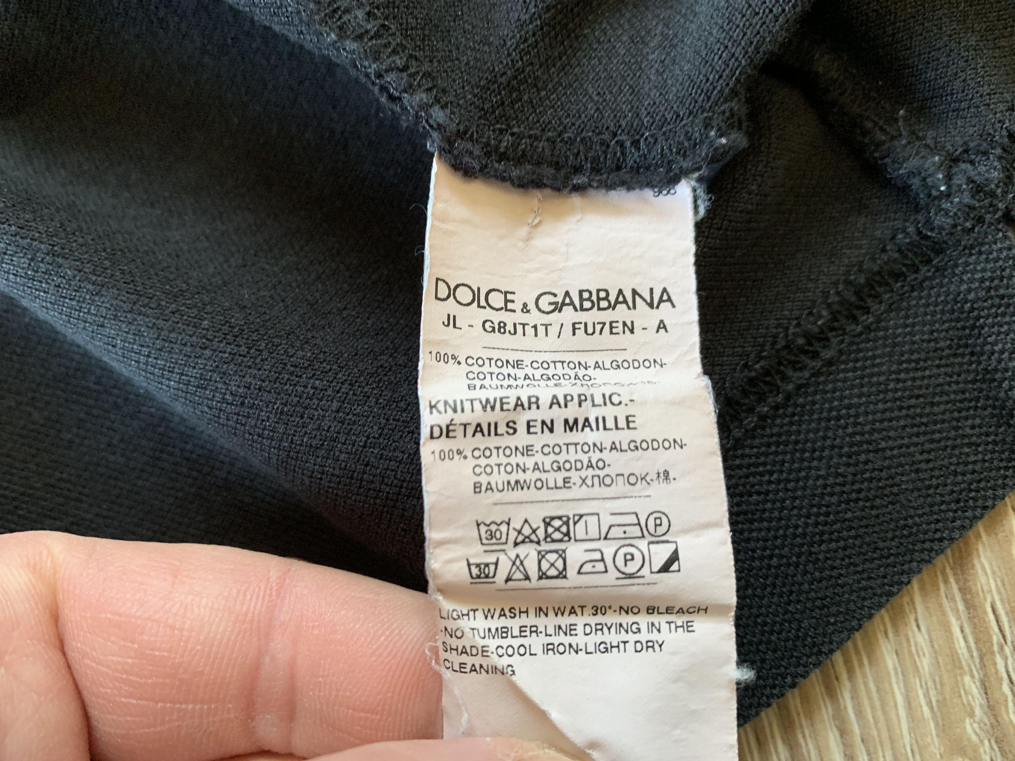 Dolce & Gabbana × Vintage Dolce & Gabbana Cotton Polo Size US M / EU 48-50 / 2 - 8 Thumbnail